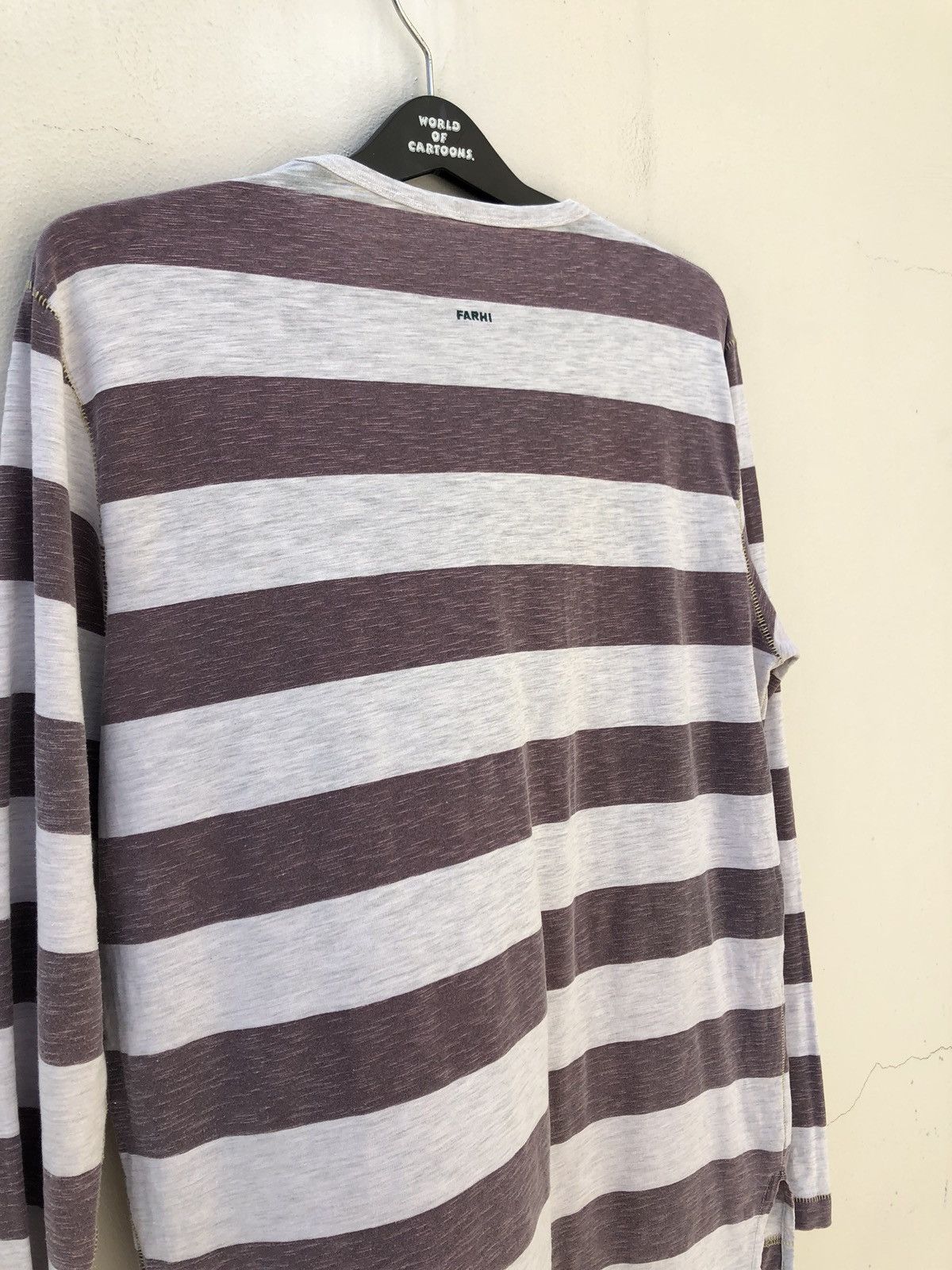 Nicole Farhi Farhi Made in Portugal Border Striped Long Sleeves t shirt Size US M / EU 48-50 / 2 - 9 Thumbnail