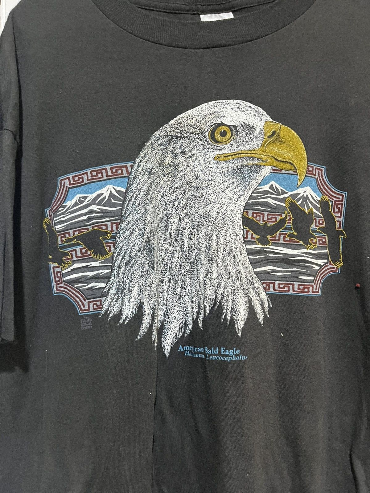 Vintage Vintage Bald Eagle T-Shirt Size US XXL / EU 58 / 5 - 4 Thumbnail