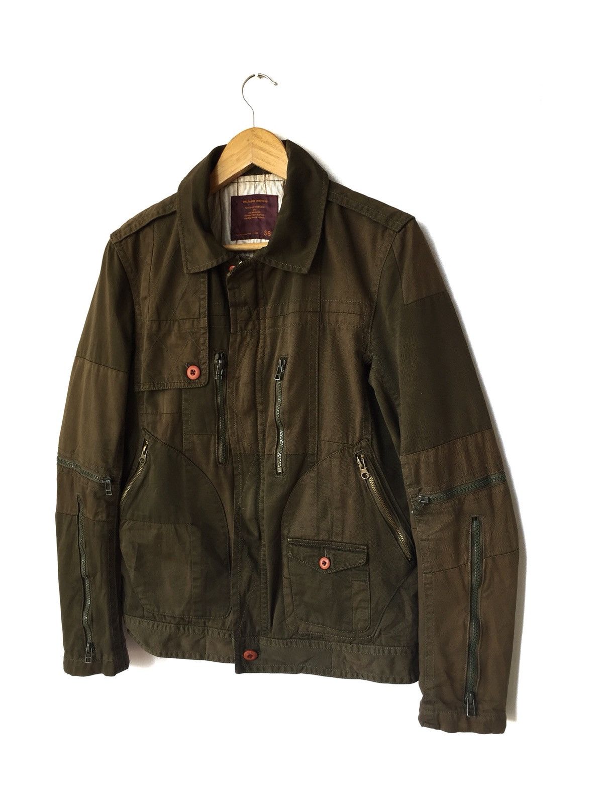 Japanese Brand × NANO universe HYBRID PATCHWORK MOTO JACKET Size US M / EU 48-50 / 2 - 3 Thumbnail