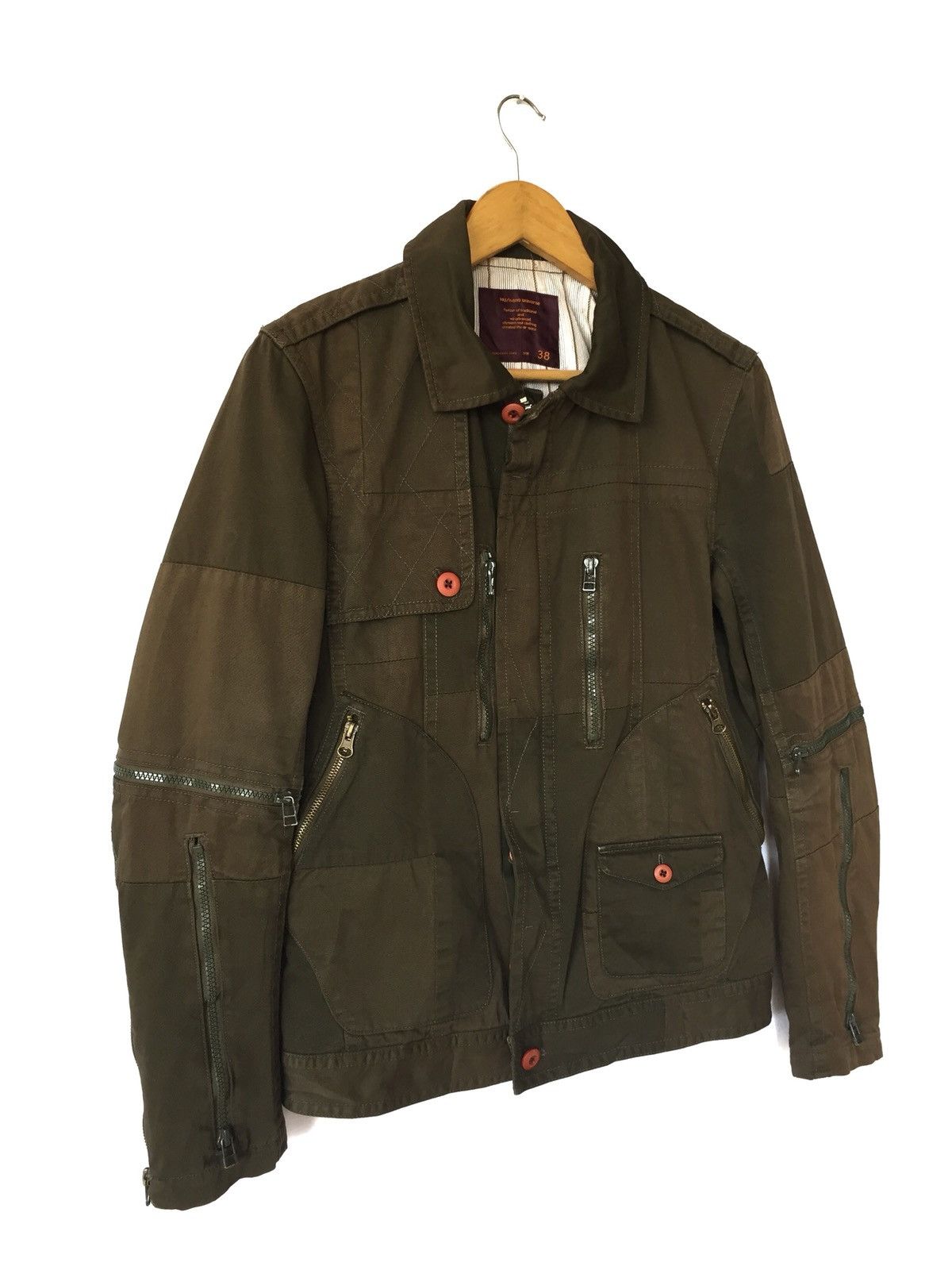 Japanese Brand × NANO universe HYBRID PATCHWORK MOTO JACKET Size US M / EU 48-50 / 2 - 2 Thumbnail