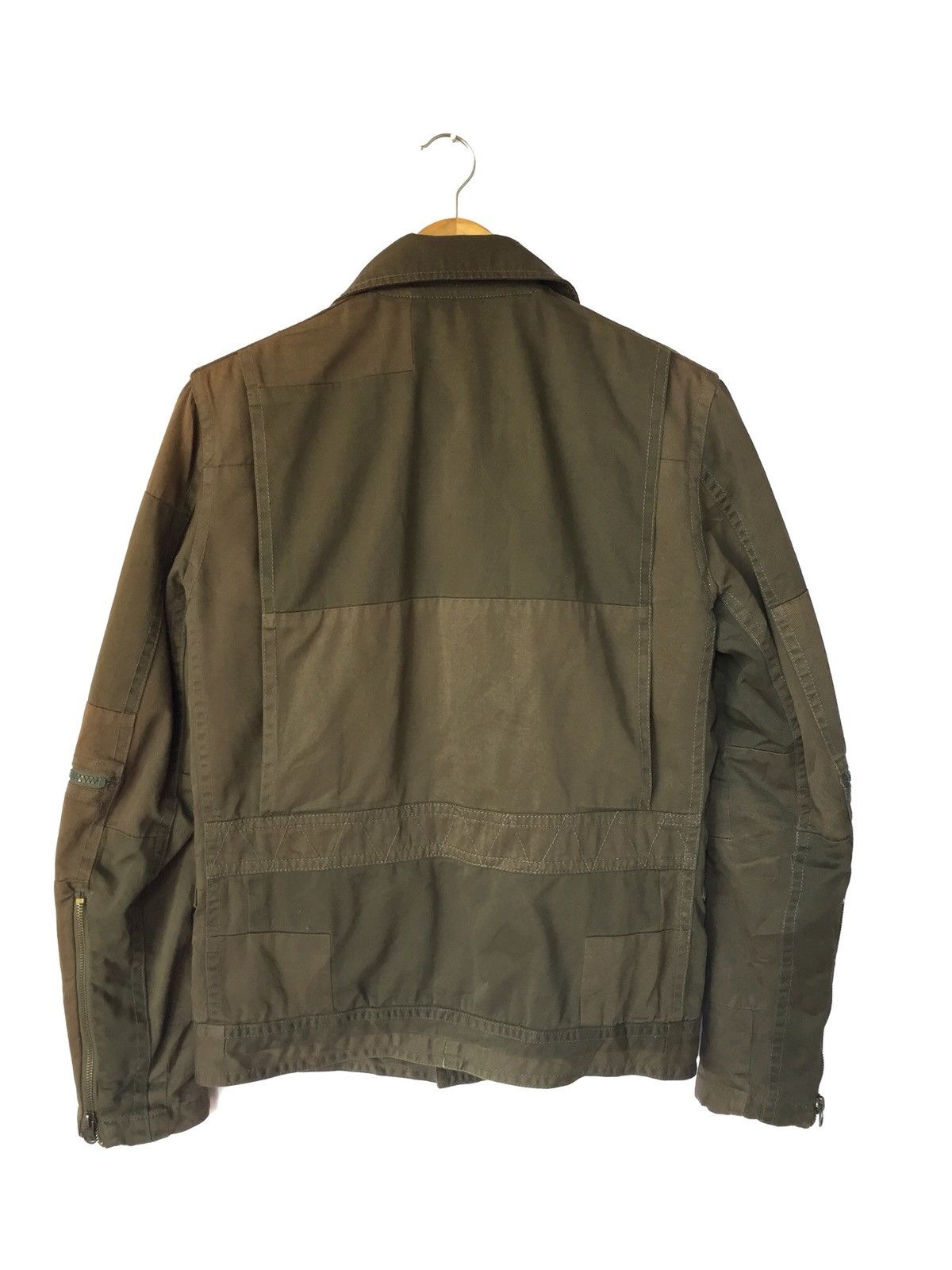Japanese Brand × NANO universe HYBRID PATCHWORK MOTO JACKET Size US M / EU 48-50 / 2 - 4 Thumbnail