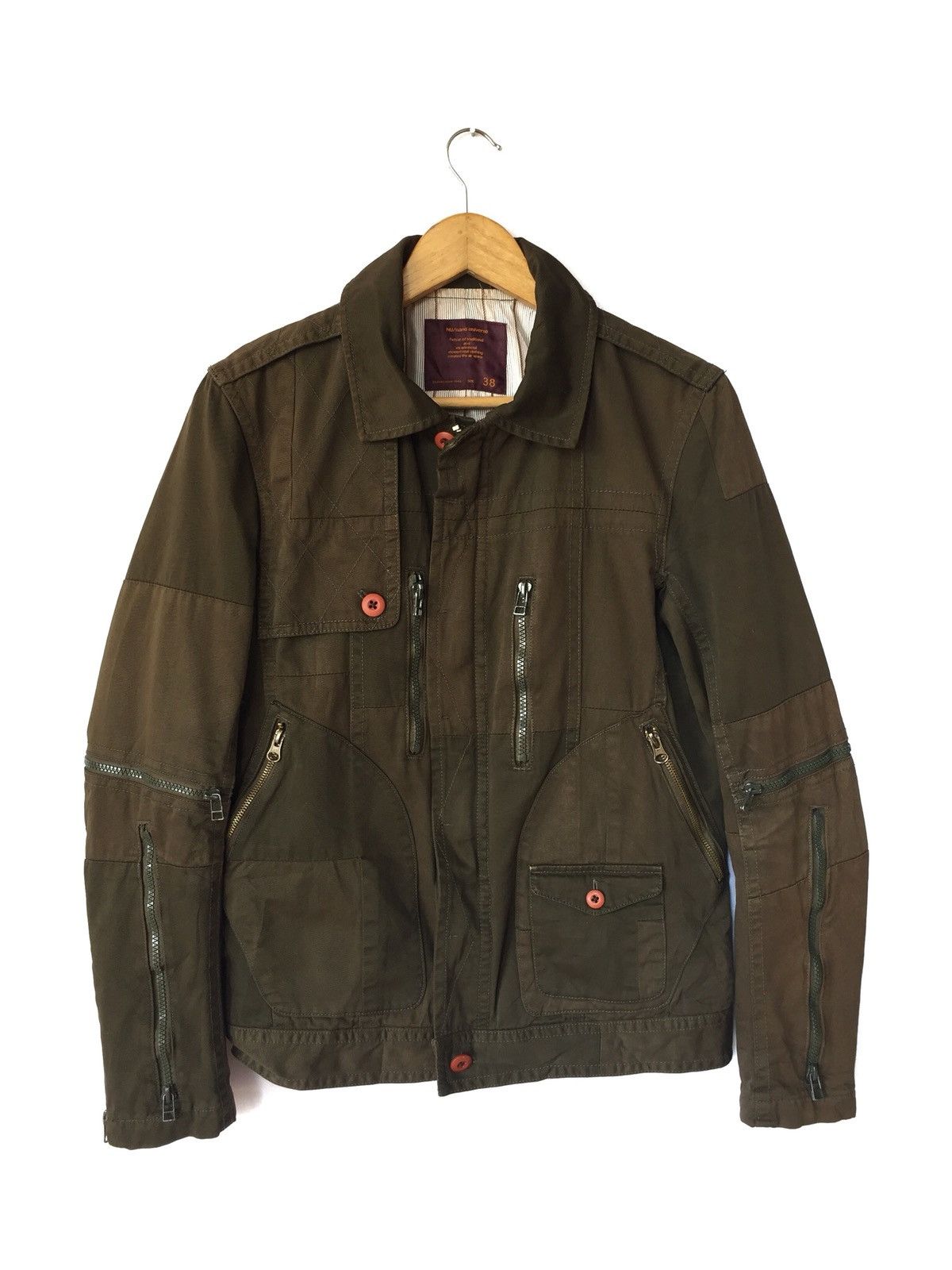 Japanese Brand × NANO universe HYBRID PATCHWORK MOTO JACKET Size US M / EU 48-50 / 2 - 1 Thumbnail