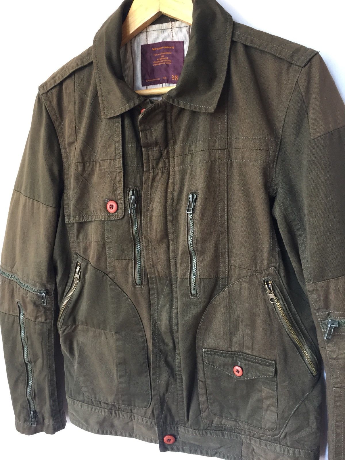 Japanese Brand × NANO universe HYBRID PATCHWORK MOTO JACKET Size US M / EU 48-50 / 2 - 7 Thumbnail