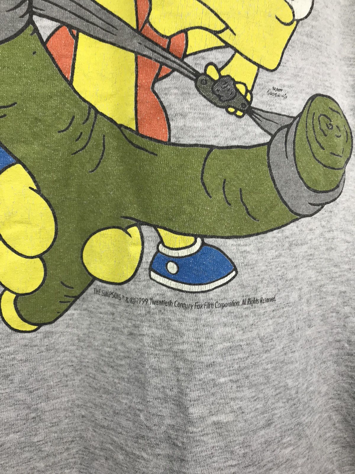 Vintage The Simpsons Vintage 1999 T-Shirt Bart Size US L / EU 52-54 / 3 - 3 Thumbnail