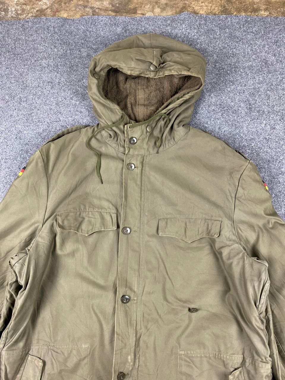 Vintage Vintage German Army Cold Weather Parka Opti Zipper Size US XXL / EU 58 / 5 - 8 Thumbnail