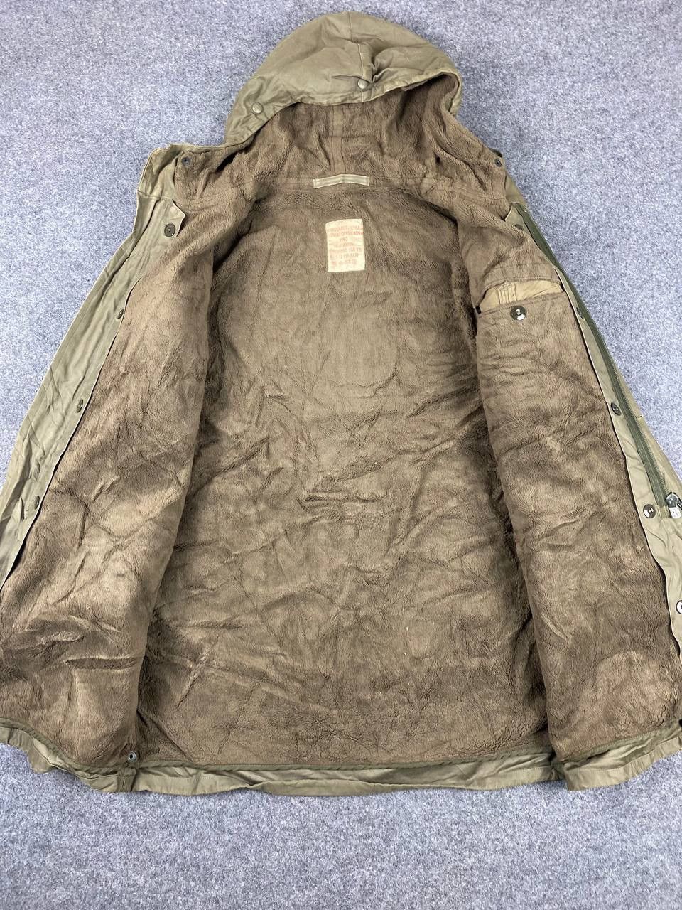 Vintage Vintage German Army Cold Weather Parka Opti Zipper Size US XXL / EU 58 / 5 - 3 Thumbnail