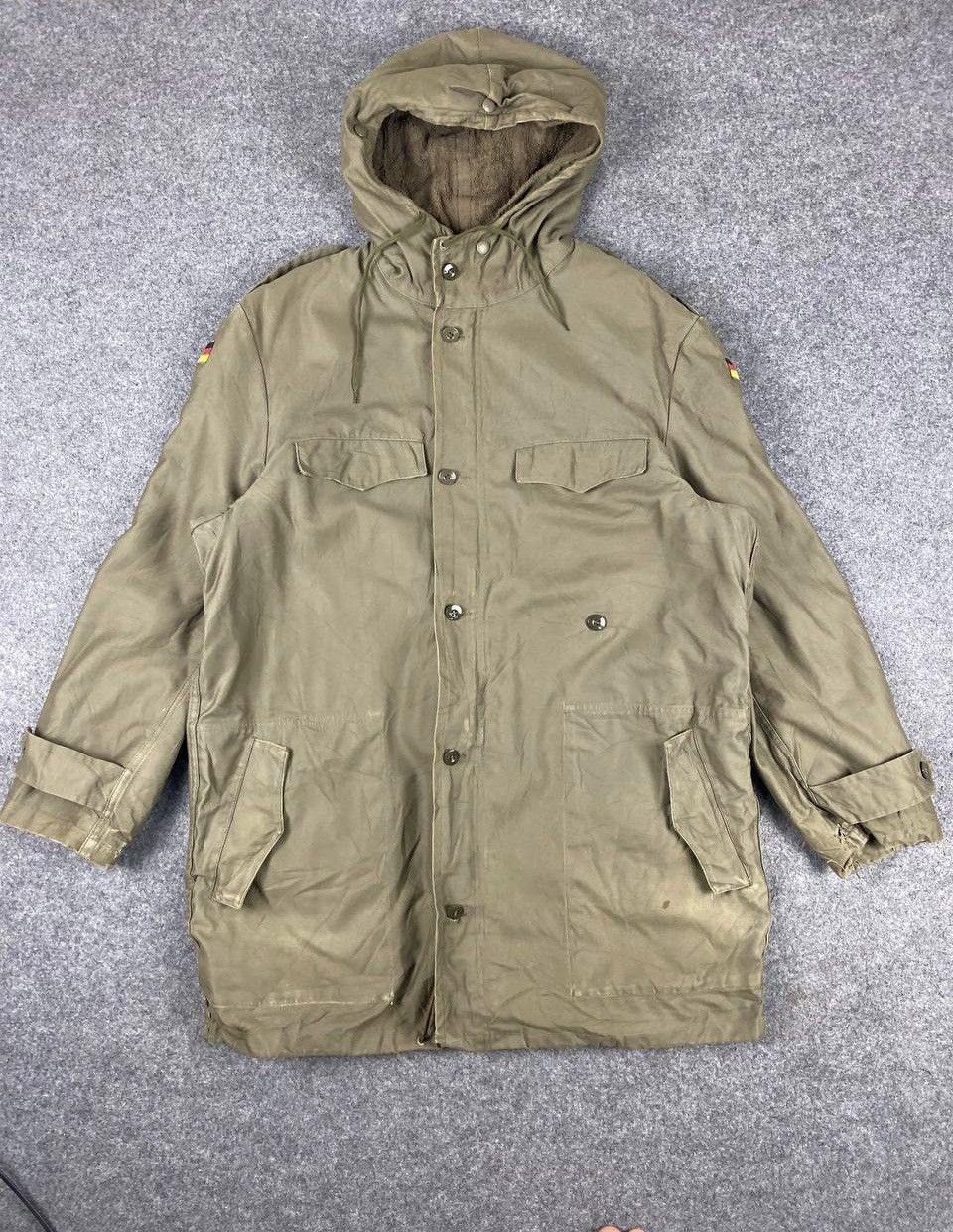 Vintage Vintage German Army Cold Weather Parka Opti Zipper Size US XXL / EU 58 / 5 - 1 Thumbnail