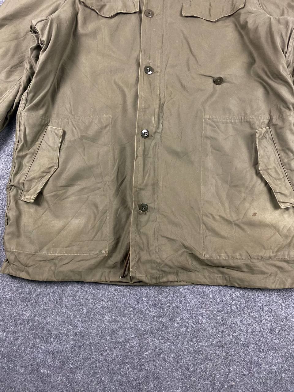 Vintage Vintage German Army Cold Weather Parka Opti Zipper Size US XXL / EU 58 / 5 - 7 Thumbnail