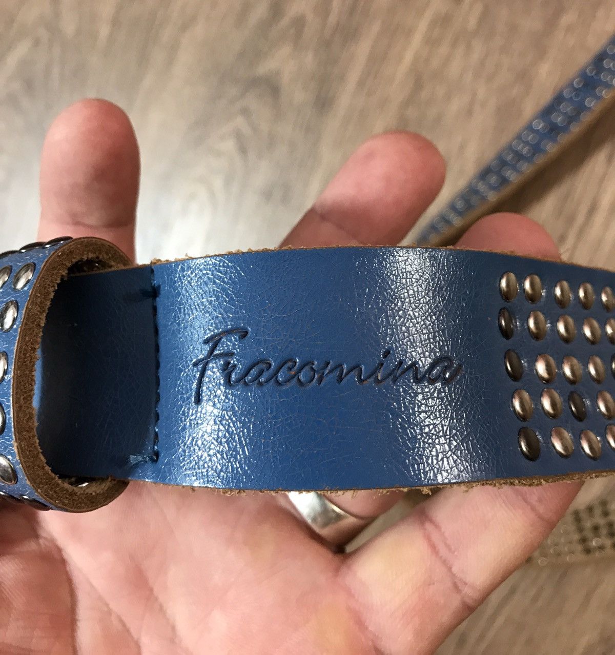 Japanese Brand Vintage Crazy leather Belt BB Simon Style Size ONE SIZE - 6 Thumbnail