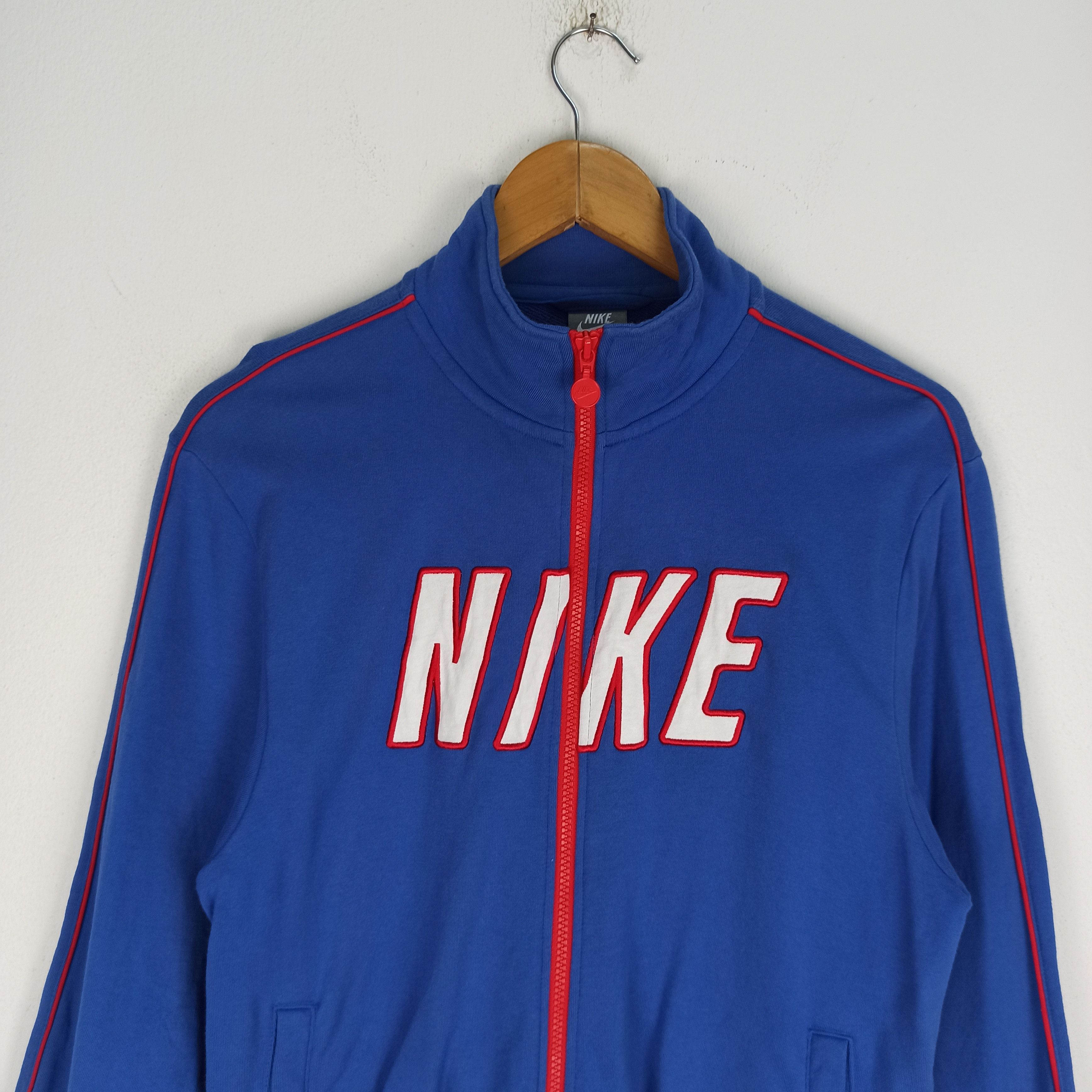 Nike 🔥Steals🔥 Nike Big Logo Full Zipper Sweater Size US M / EU 48-50 / 2 - 2 Thumbnail