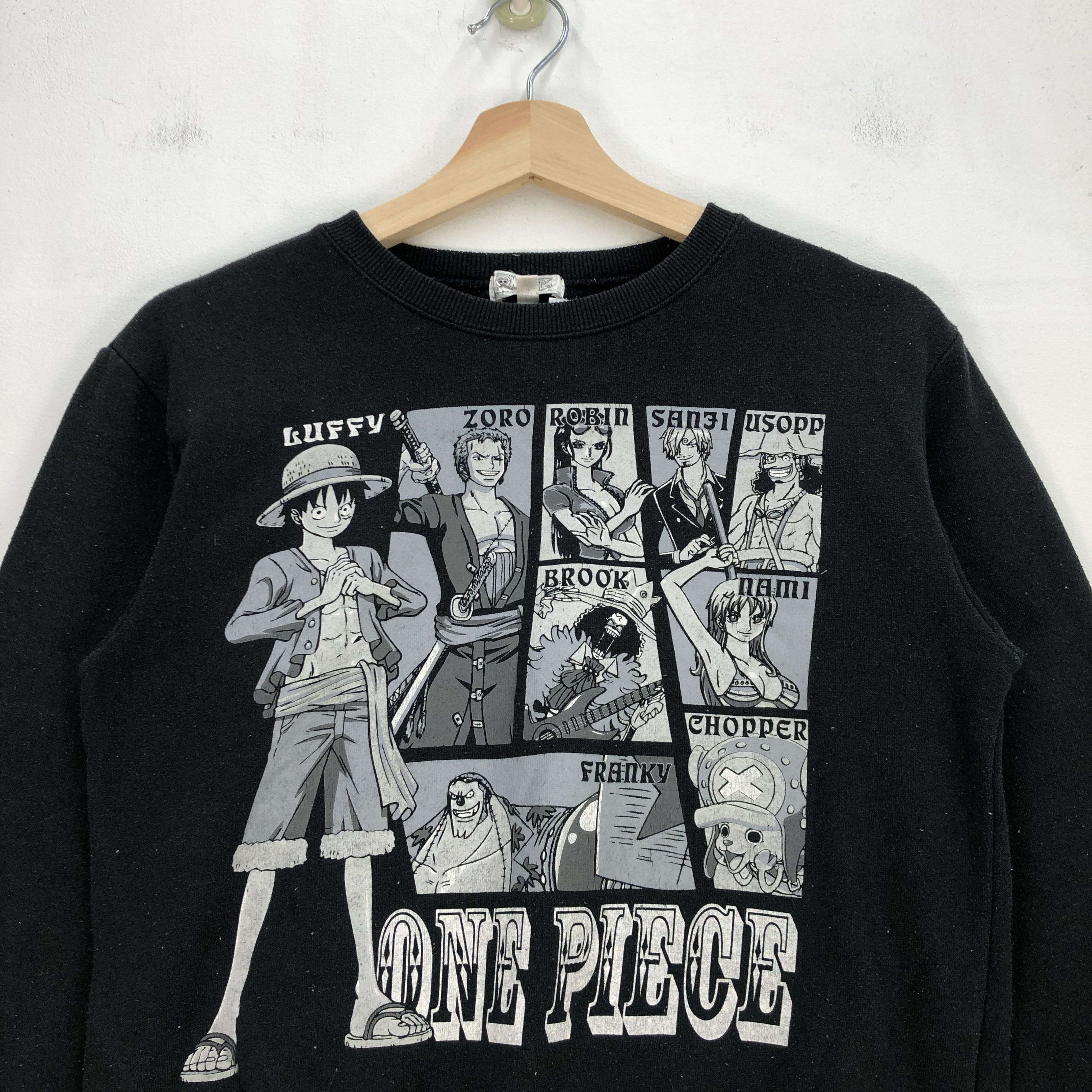 Anime × Japanese Brand × Vintage Vintage One Piece Sweater Japanese Anime Cartoon Sweatshirt Size US S / EU 44-46 / 1 - 2 Thumbnail