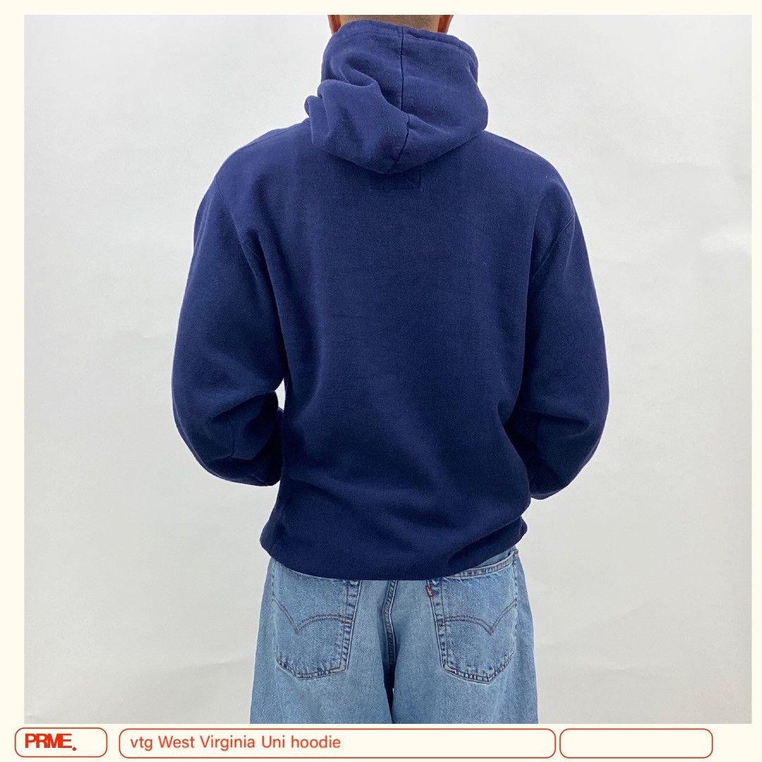 Steve And Barrys × Vintage vintage Y2K WEST VIRGINIA UNIVERSITY college Spellout hoodie Size US M / EU 48-50 / 2 - 4 Thumbnail