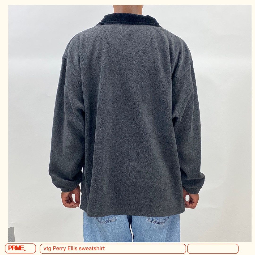 Perry Ellis vintage 90s PERRY ELLIS AMERICA Spellout pullover sweatshirt Size US XXL / EU 58 / 5 - 5 Thumbnail