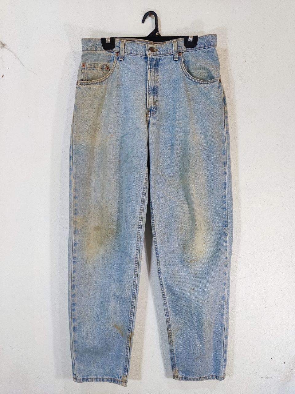 Levi's vintage levis 560 loose fit tapered leg denim Size US 35 - 2 Thumbnail
