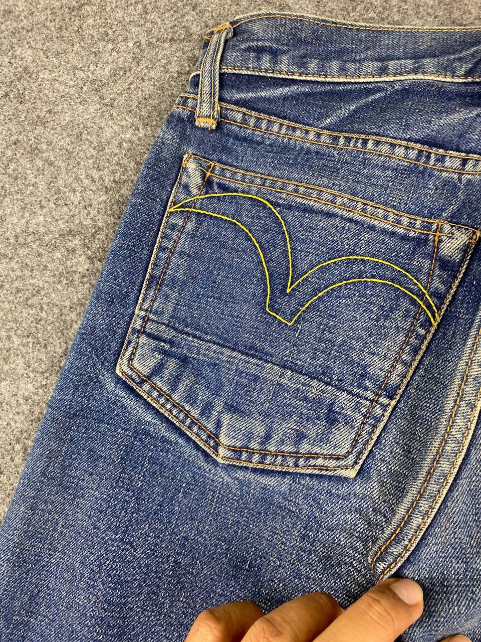 Japanese Brand vintage yen japanese brands selvedge denim nice design Size US 30 / EU 46 - 4 Thumbnail