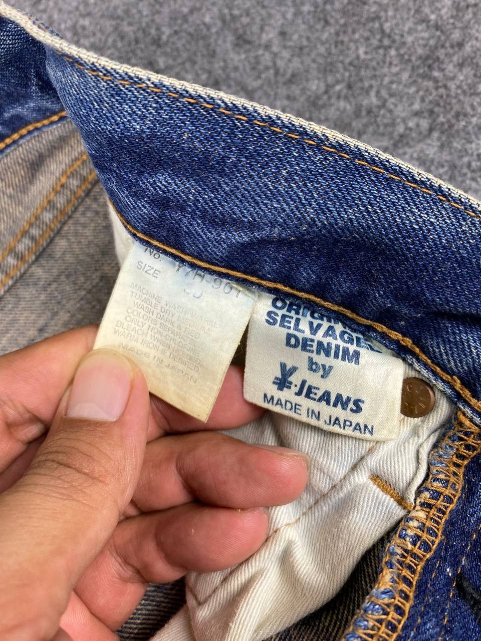 Japanese Brand vintage yen japanese brands selvedge denim nice design Size US 30 / EU 46 - 14 Thumbnail