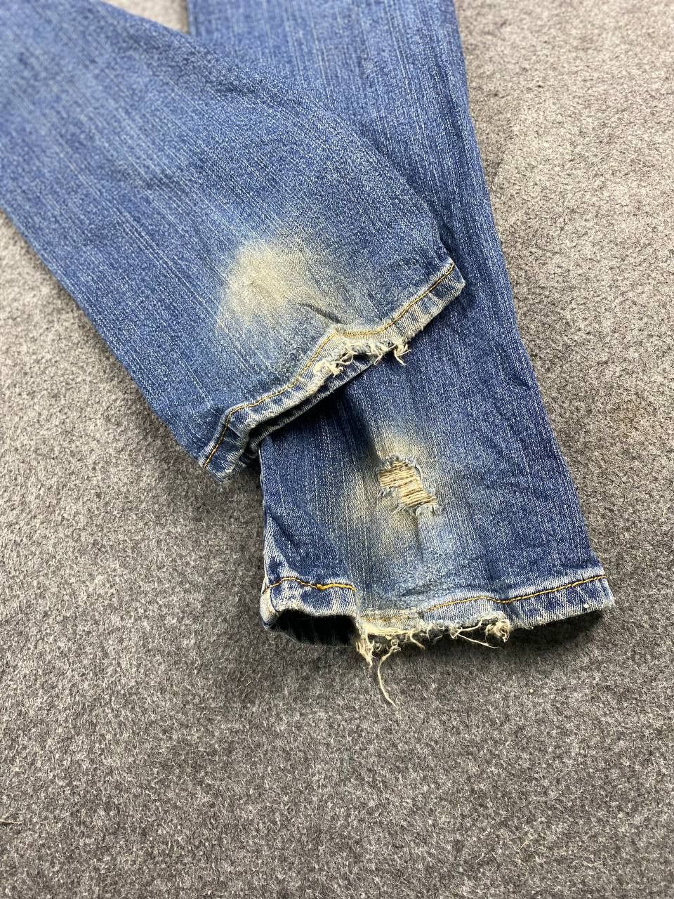 Levi's levis 594 slouch straight distressed denim Size 30" / US 8 / IT 44 - 6 Thumbnail