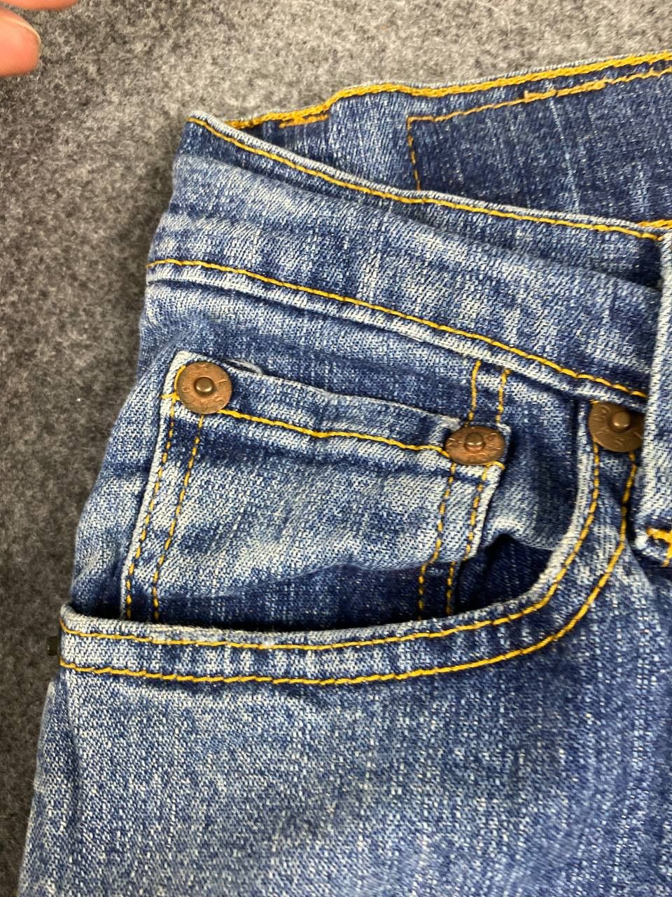 Levi's levis 594 slouch straight distressed denim Size 30" / US 8 / IT 44 - 10 Thumbnail