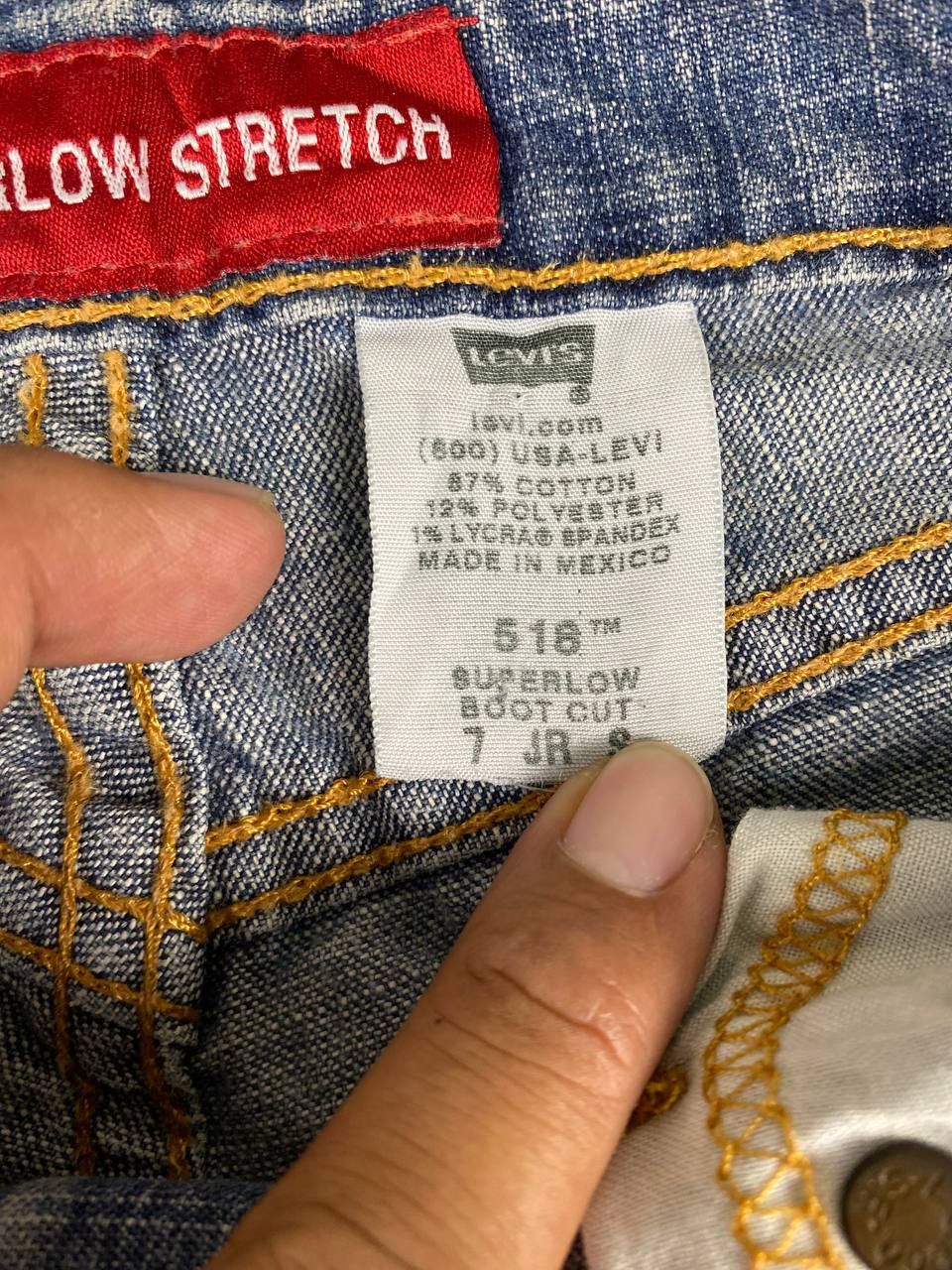 Levi's vintage levis 518 superlow stretch bootcut flare denim Size 32" / US 10 / IT 46 - 14 Thumbnail
