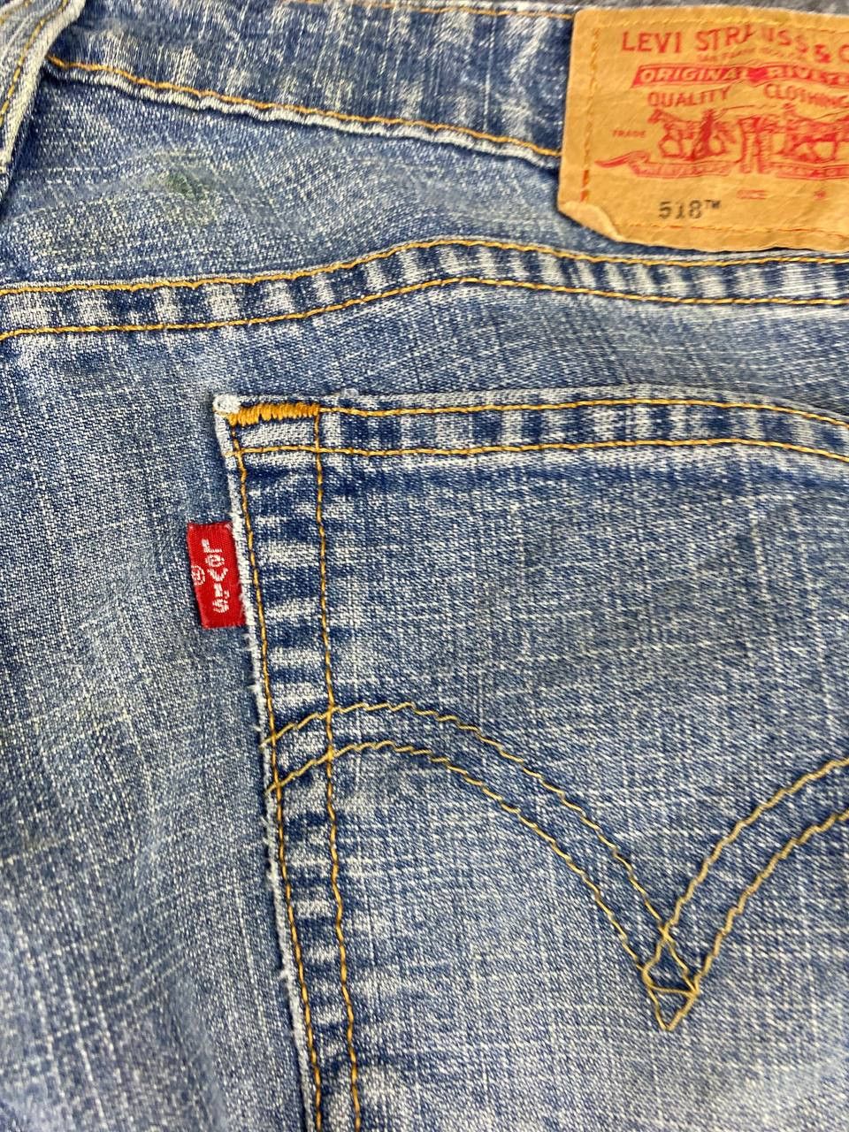 Levi's vintage levis 518 superlow stretch bootcut flare denim Size 32" / US 10 / IT 46 - 5 Thumbnail