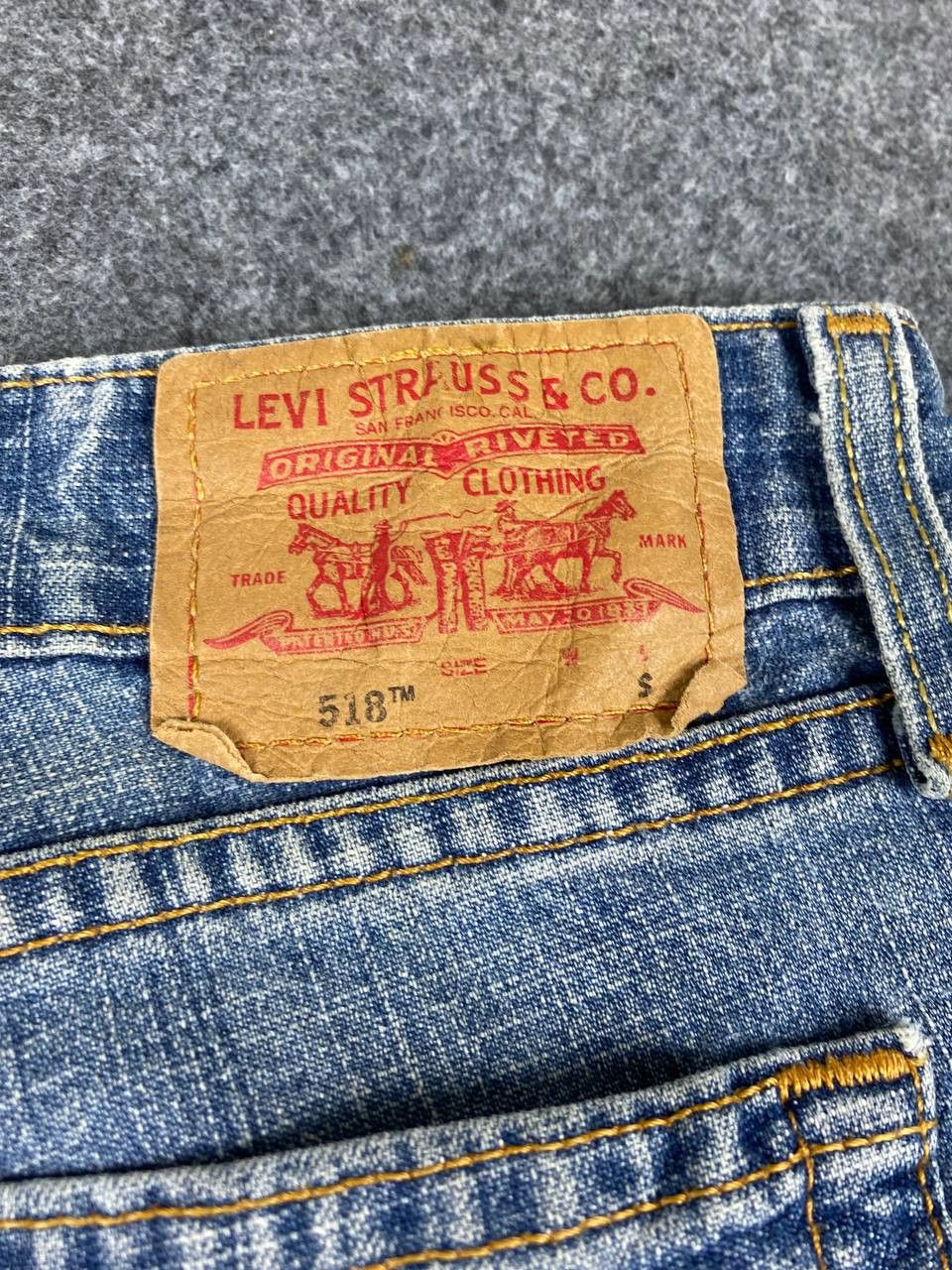 Levi's vintage levis 518 superlow stretch bootcut flare denim Size 32" / US 10 / IT 46 - 4 Thumbnail
