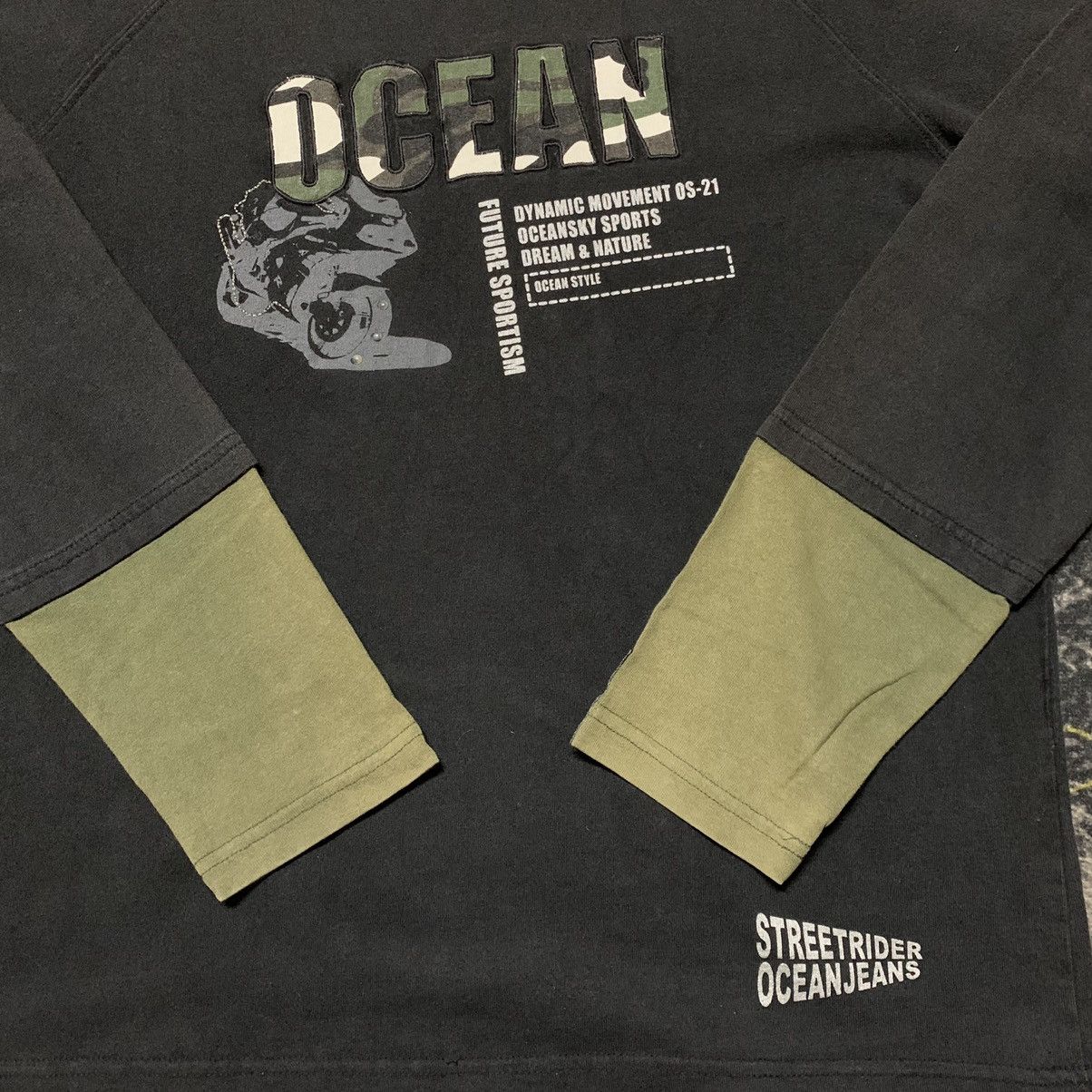 ✨Y2k Ocean’ Sky StreetRider Two Layered Sleves L/S Tees