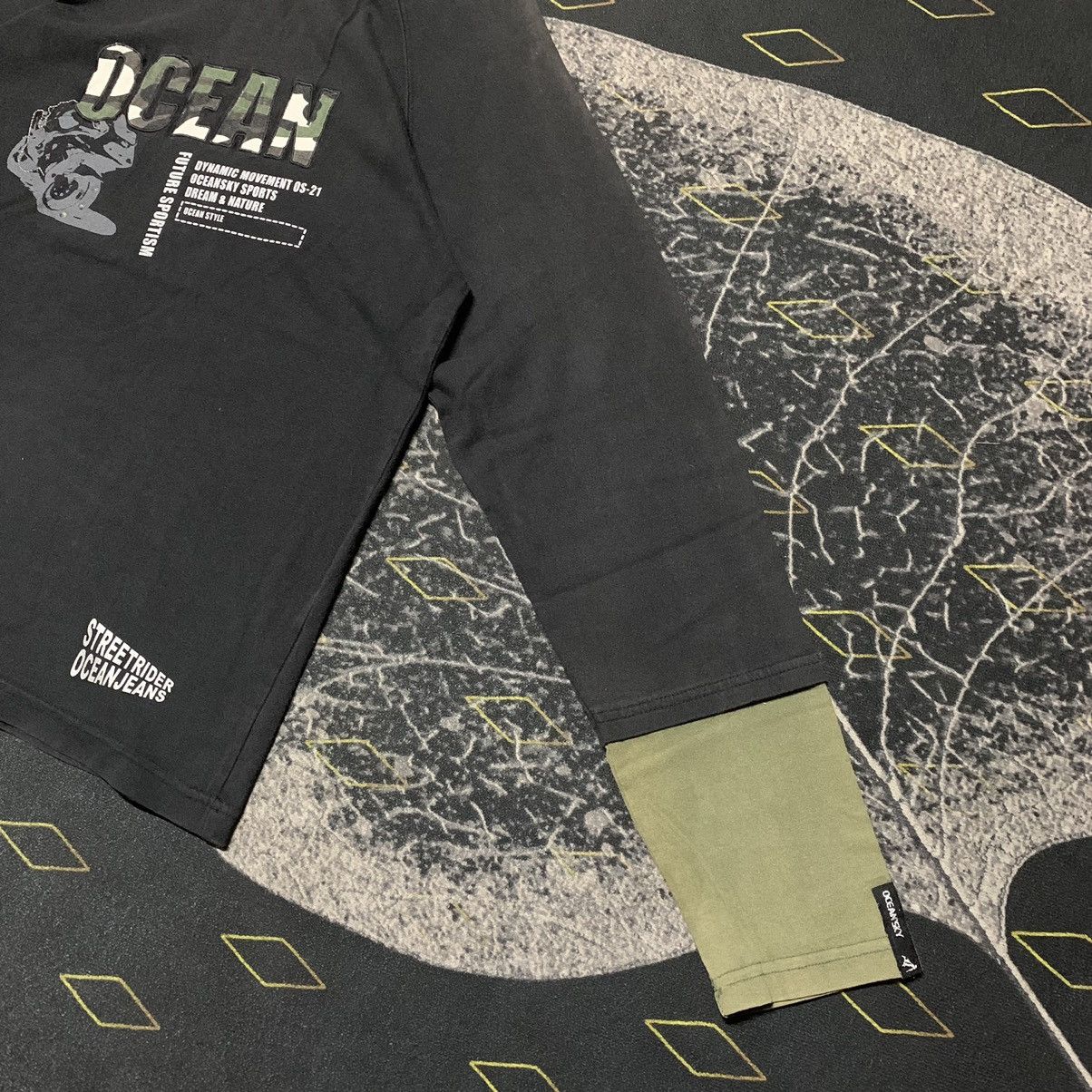 ✨Y2k Ocean’ Sky StreetRider Two Layered Sleves L/S Tees