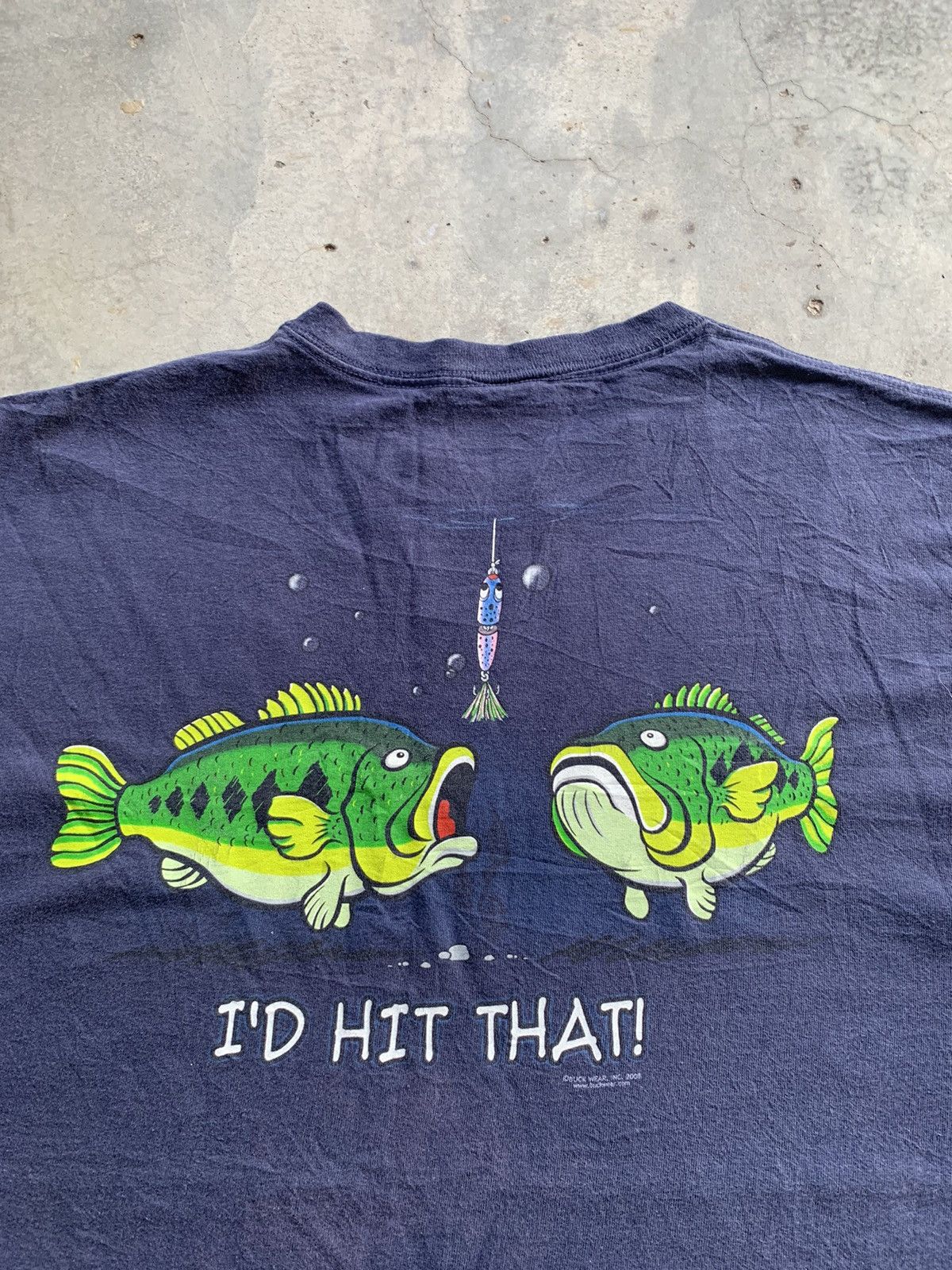 Vintage Vintage Y2K Buck Wear Outdoors Bass Fishing Printed Tee Size US XL / EU 56 / 4 - 2 Thumbnail