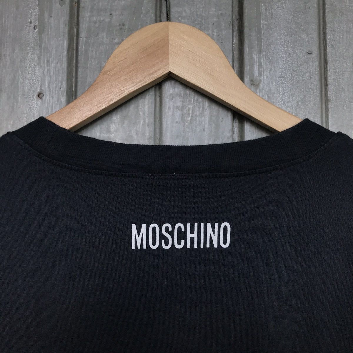 Moschino *OG!! MOSCHINO Spellout Logo Men Clothing tees Size US L / EU 52-54 / 3 - 6 Thumbnail