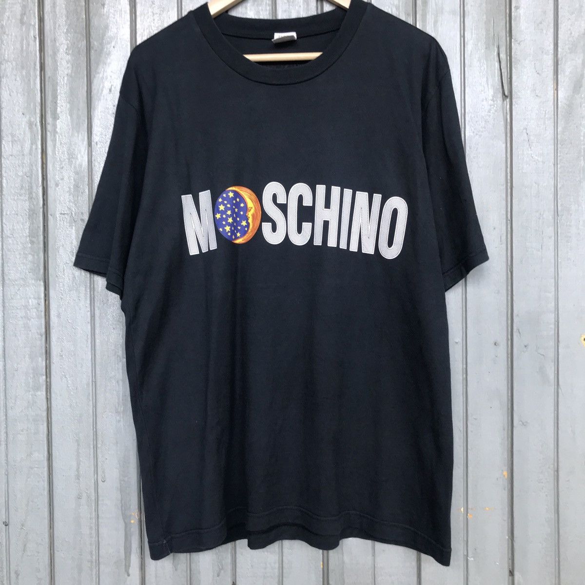 Moschino *OG!! MOSCHINO Spellout Logo Men Clothing tees Size US L / EU 52-54 / 3 - 2 Thumbnail
