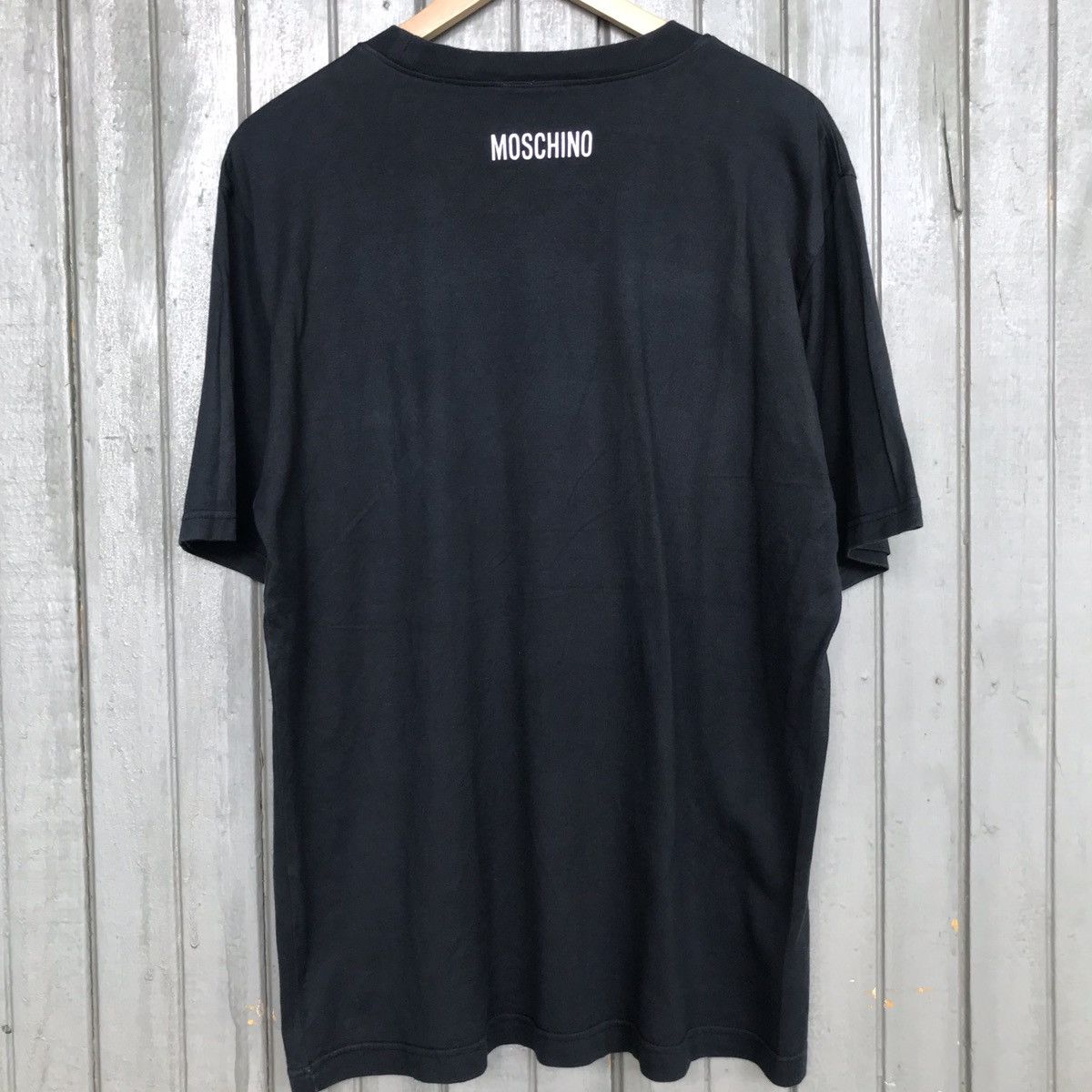 Moschino *OG!! MOSCHINO Spellout Logo Men Clothing tees Size US L / EU 52-54 / 3 - 5 Thumbnail