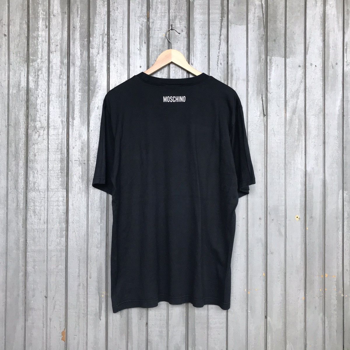 Moschino *OG!! MOSCHINO Spellout Logo Men Clothing tees Size US L / EU 52-54 / 3 - 4 Thumbnail