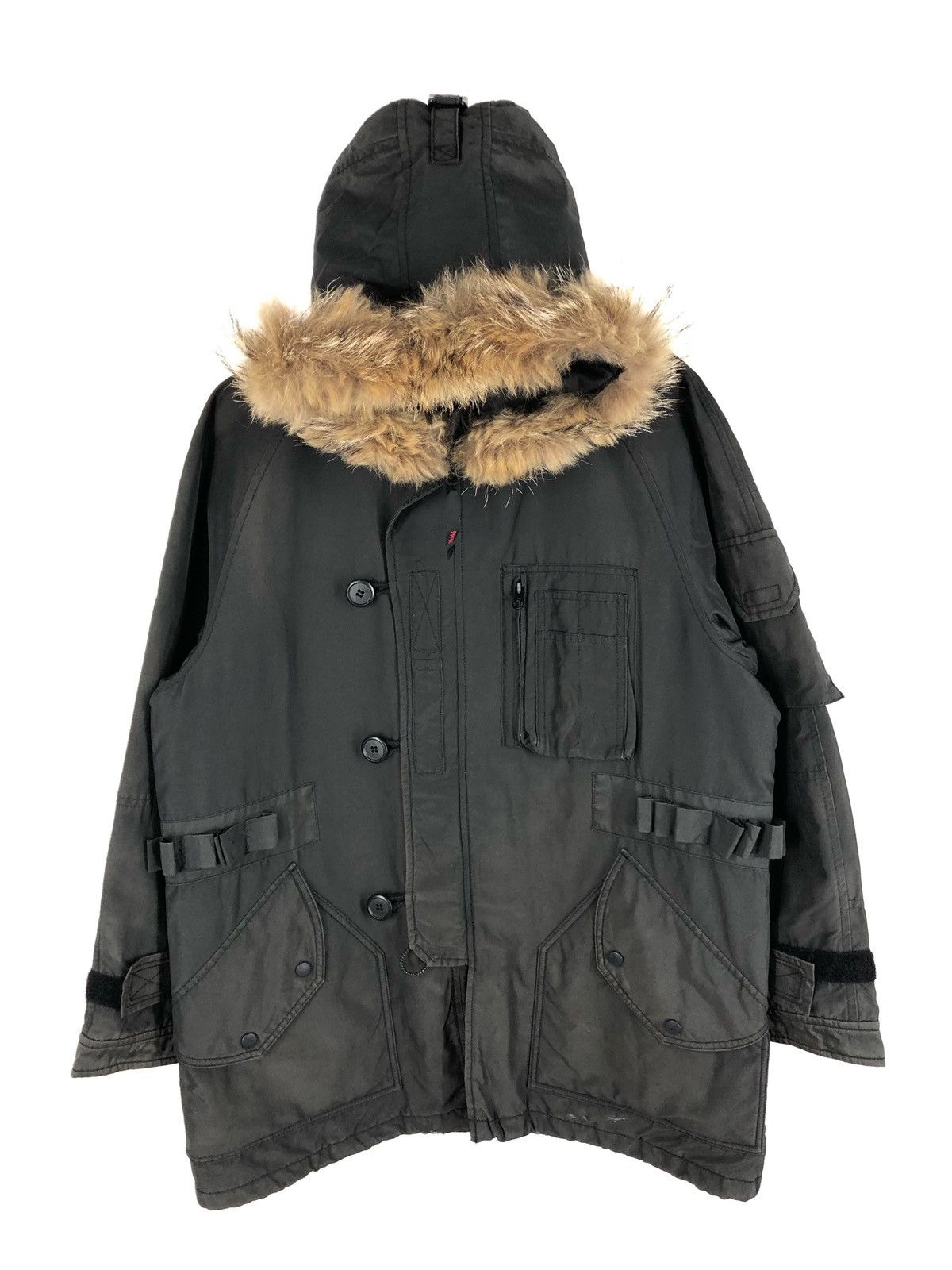 PPFM RARE PPFM REAL FUR TACTICAL JACKET PARKA MADE IN JAPAN | Grailed
