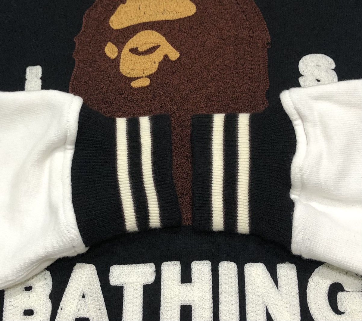 Bape Ape Is Bathing Varsity Jacket (2008) Size US M / EU 48-50 / 2 - 9 Thumbnail