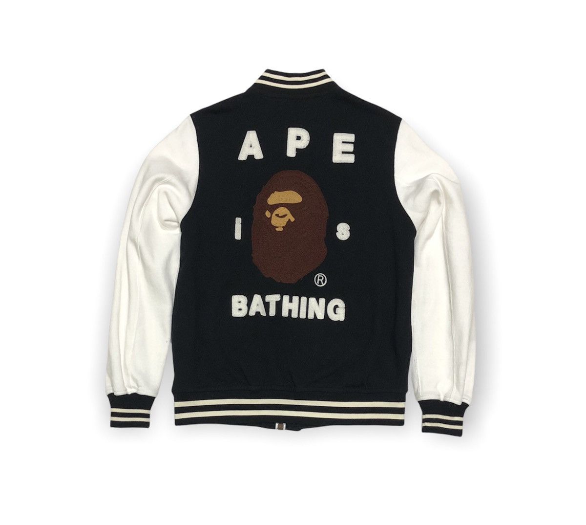 Bape Ape Is Bathing Varsity Jacket (2008) Size US M / EU 48-50 / 2 - 6 Thumbnail