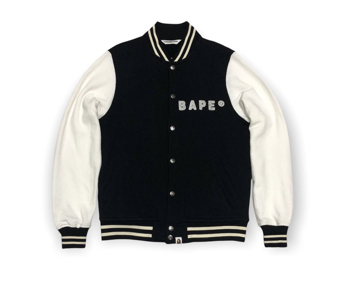 Bape Ape Is Bathing Varsity Jacket (2008) Size US M / EU 48-50 / 2 - 7 Thumbnail