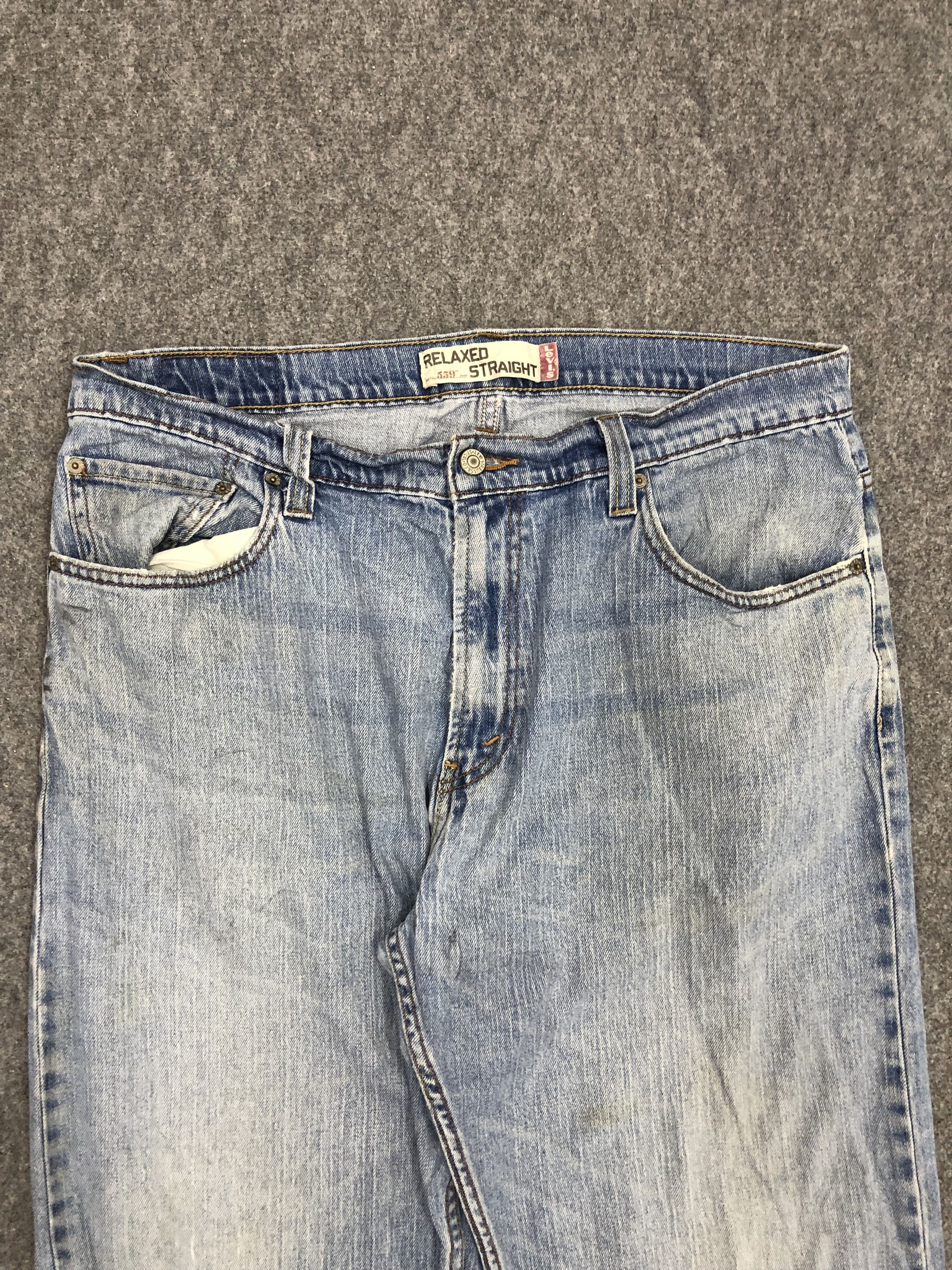 Levi's × Vintage Vintage Levis 559 Faded Blue Jeans DP1147 Size US 37 - 2 Thumbnail