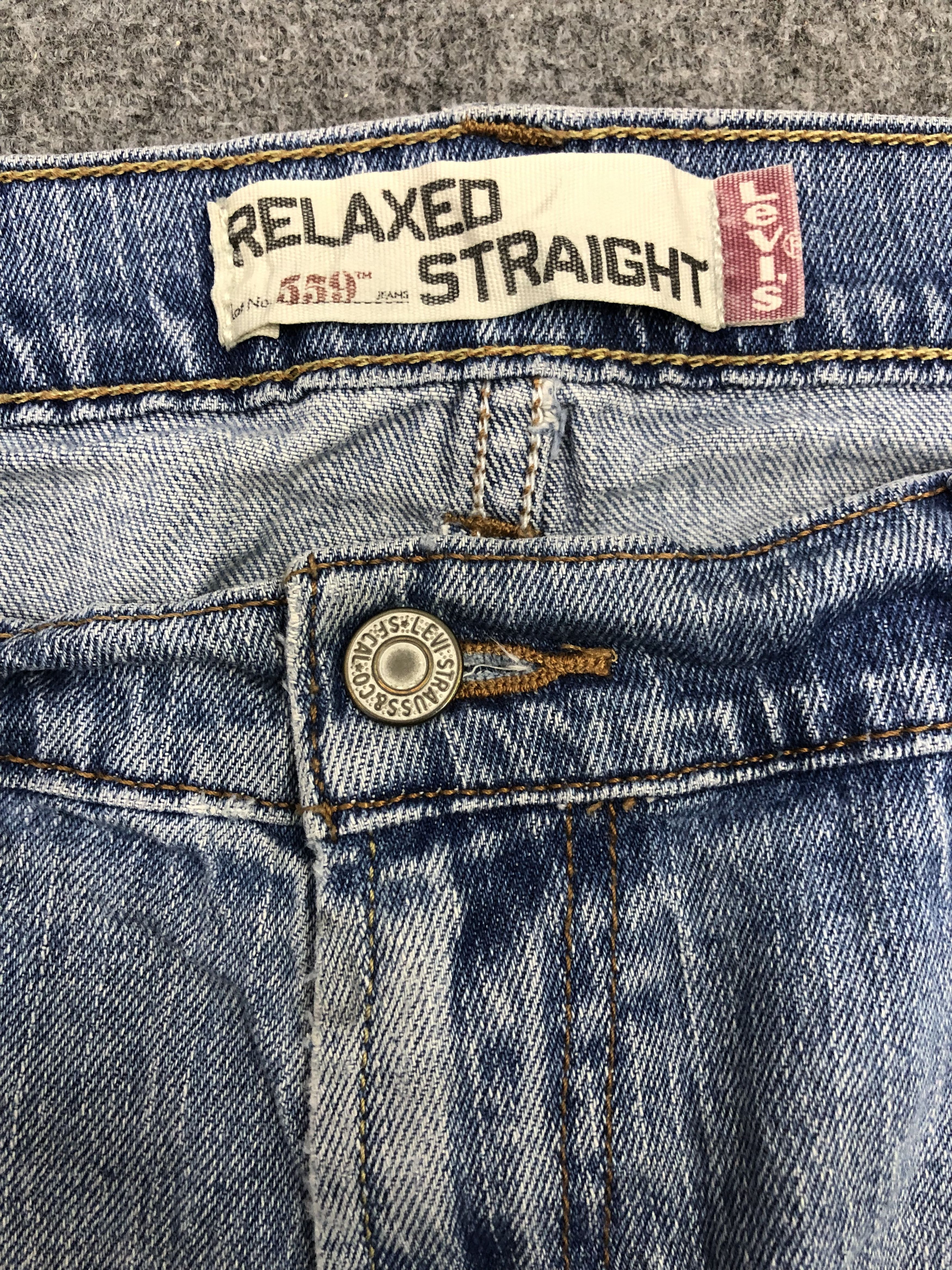 Levi's × Vintage Vintage Levis 559 Faded Blue Jeans DP1147 Size US 37 - 7 Thumbnail