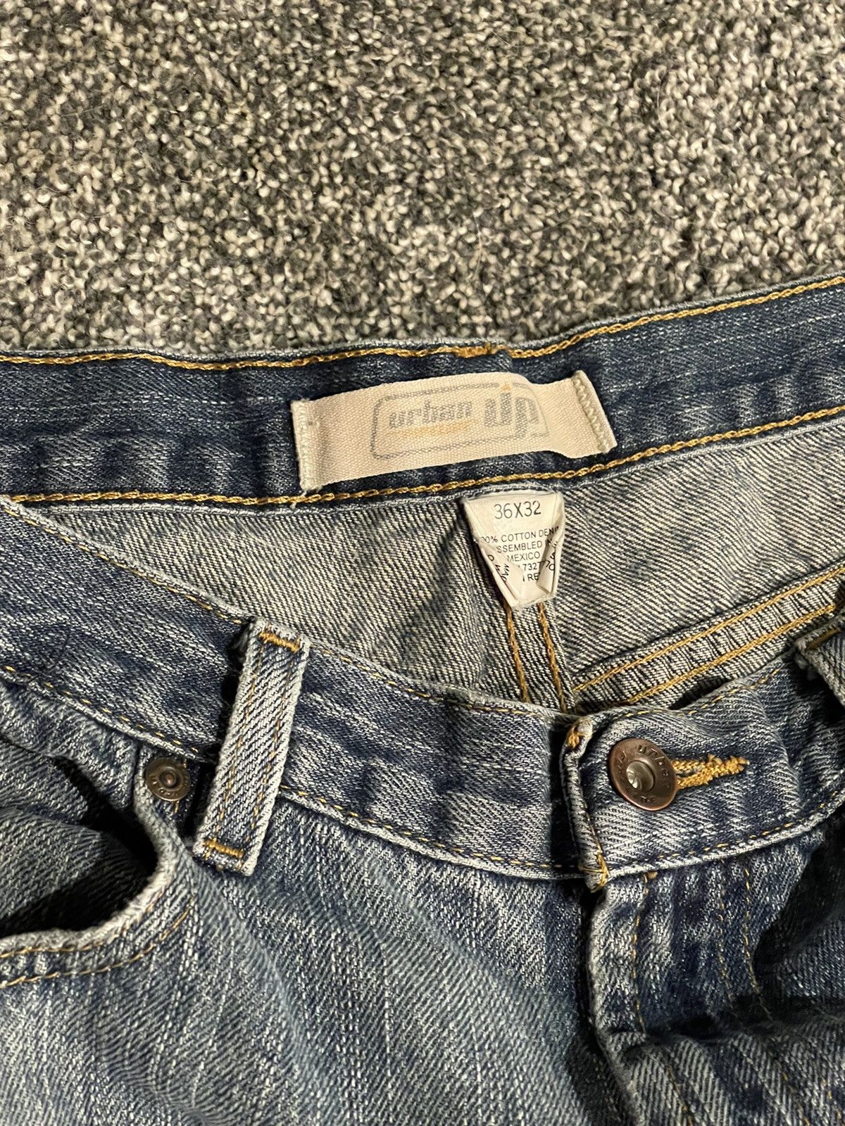 Vintage Baggy Distressed Denim 36x32 Size US 36 / EU 52 - 7 Thumbnail