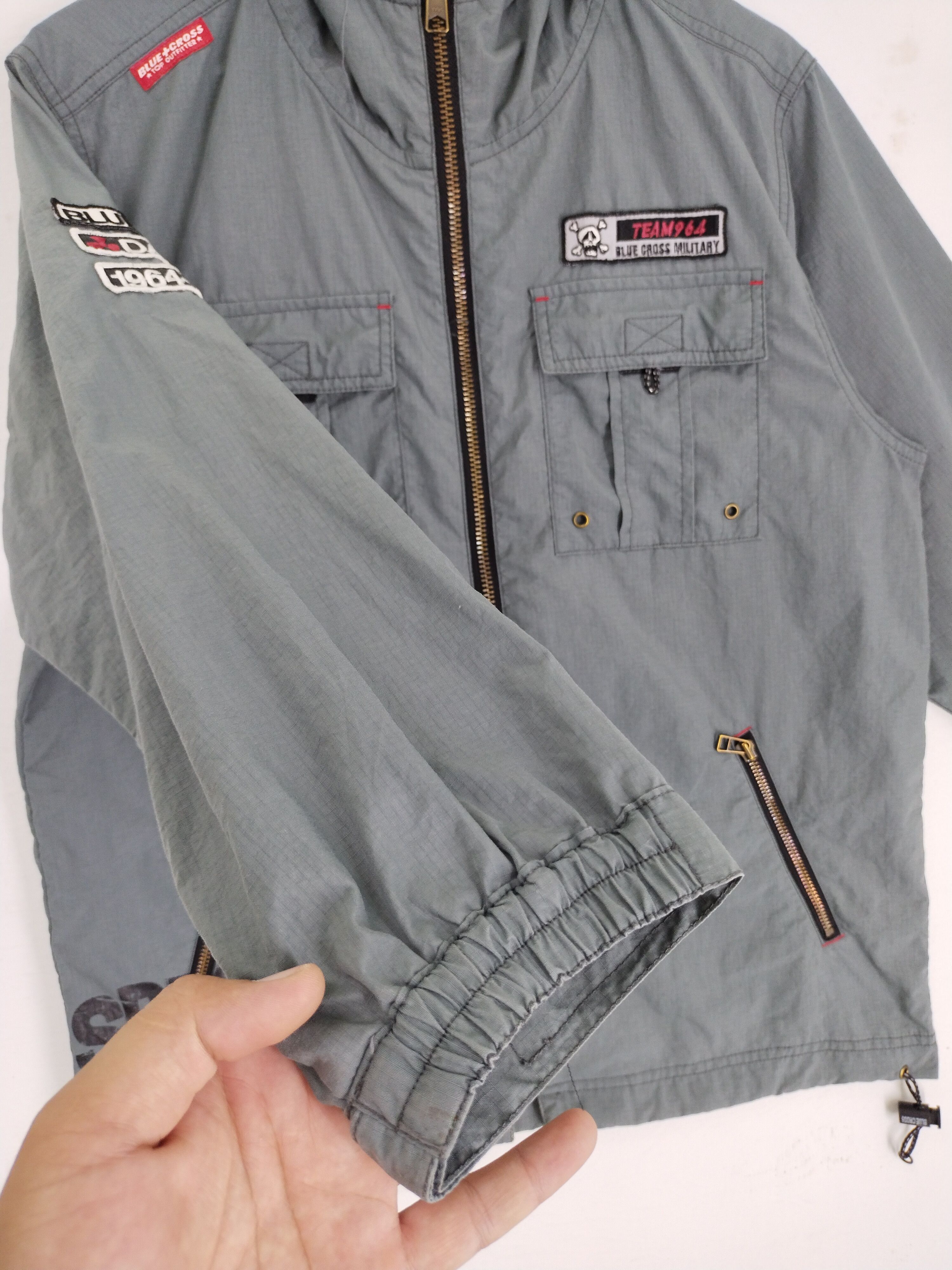 Japanese Brand VTG Reversible LOCK ON Team 964 Army USA Hoodie Jacket Size US S / EU 44-46 / 1 - 7 Thumbnail