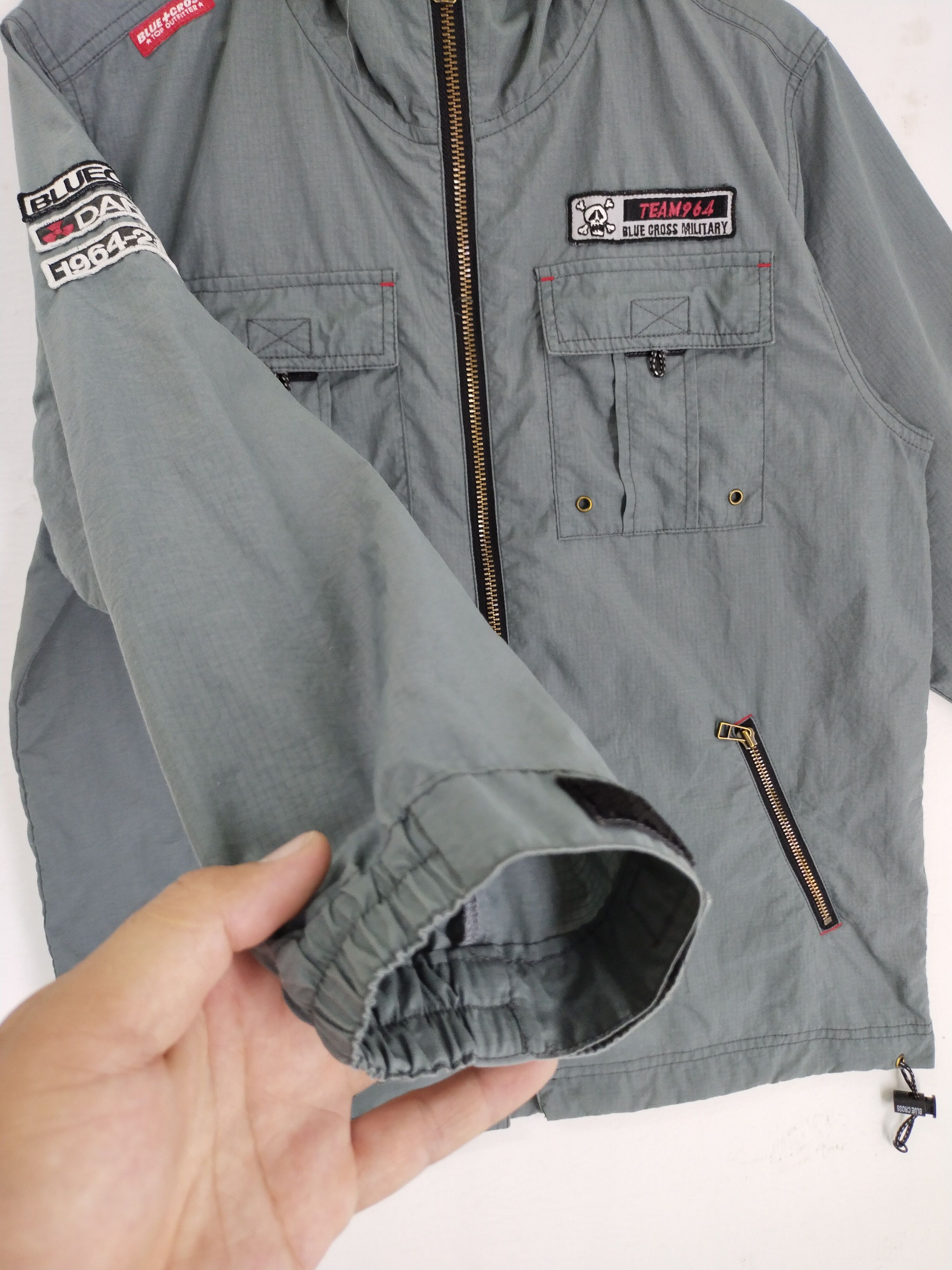 Japanese Brand VTG Reversible LOCK ON Team 964 Army USA Hoodie Jacket Size US S / EU 44-46 / 1 - 8 Thumbnail