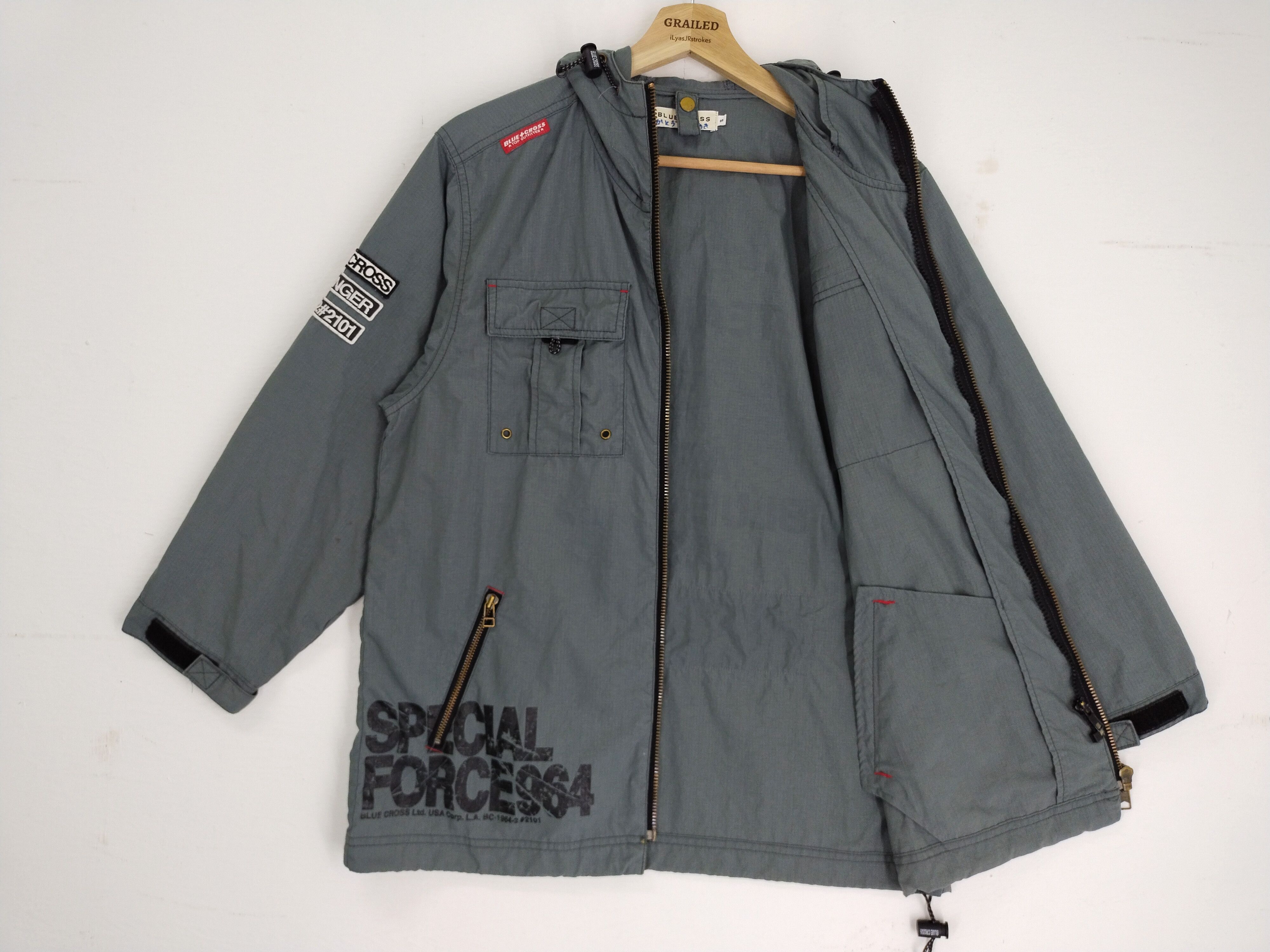 Japanese Brand VTG Reversible LOCK ON Team 964 Army USA Hoodie Jacket Size US S / EU 44-46 / 1 - 18 Thumbnail