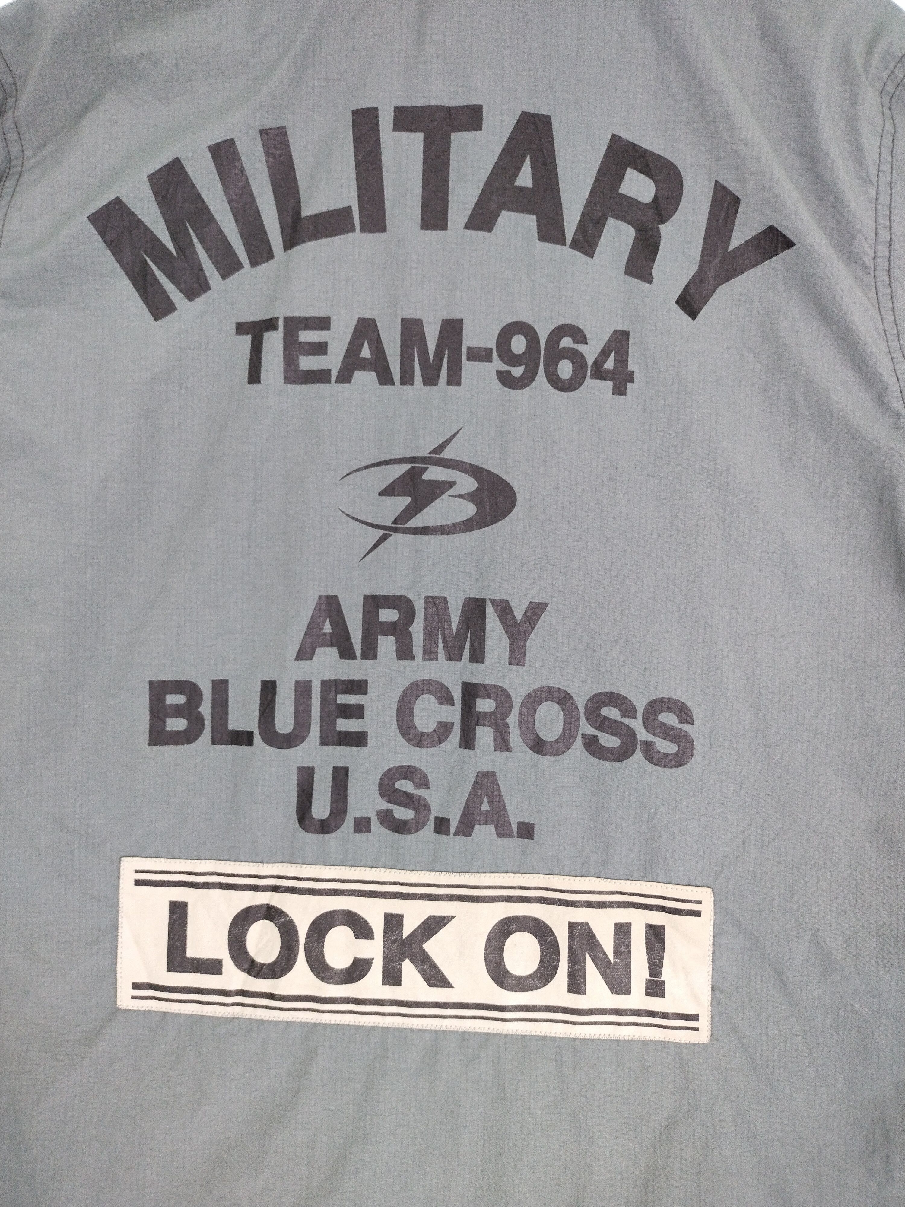 Japanese Brand VTG Reversible LOCK ON Team 964 Army USA Hoodie Jacket Size US S / EU 44-46 / 1 - 17 Thumbnail