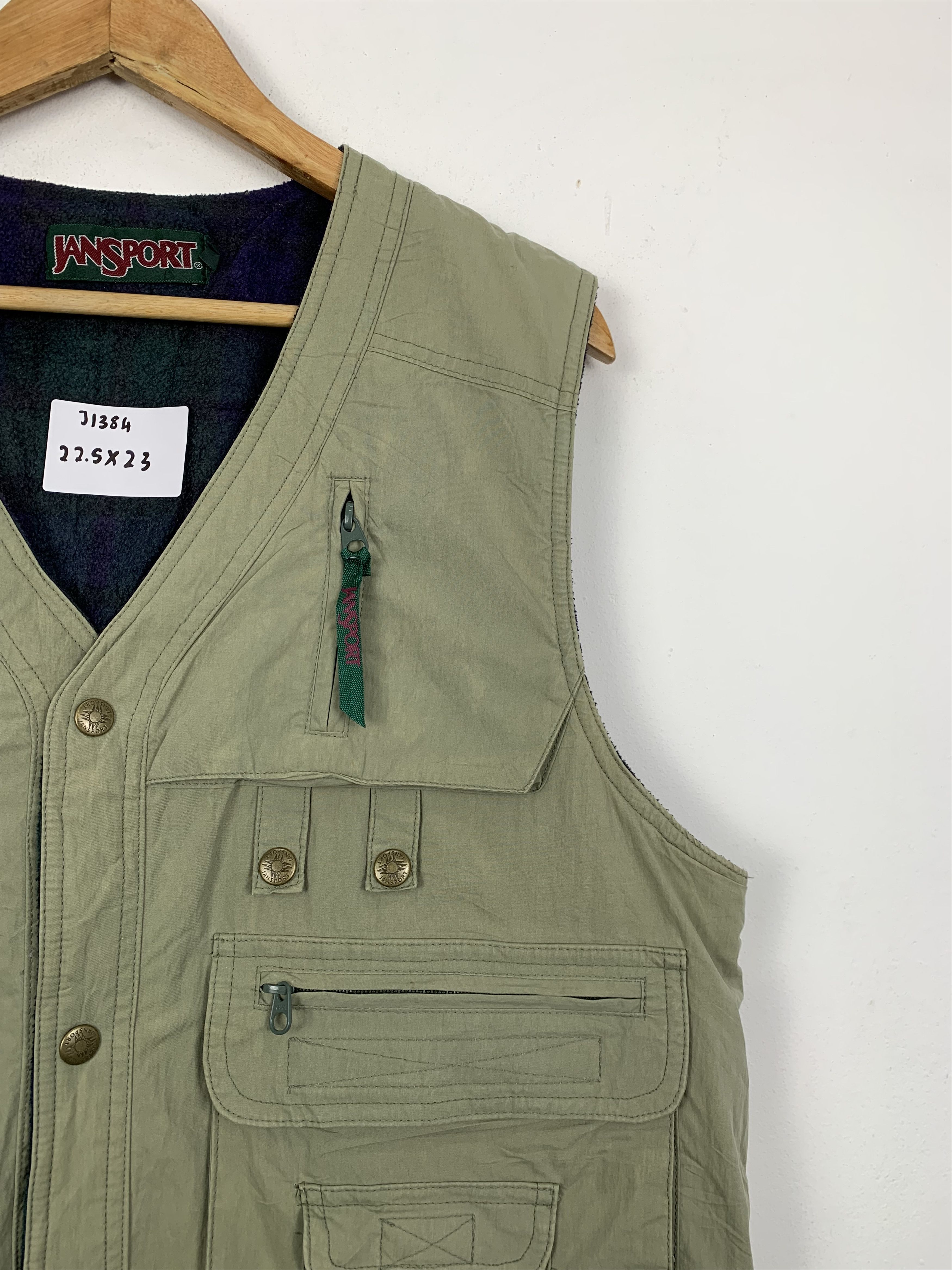 Jansport Vintage Jansport Multi-pocket Vest J1384 Size US M / EU 48-50 / 2 - 9 Thumbnail