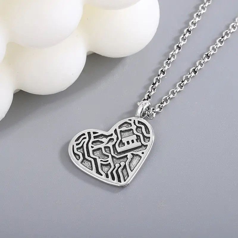 Jewelry Love Heart Pendants Necklaces Size ONE SIZE - 2 Thumbnail