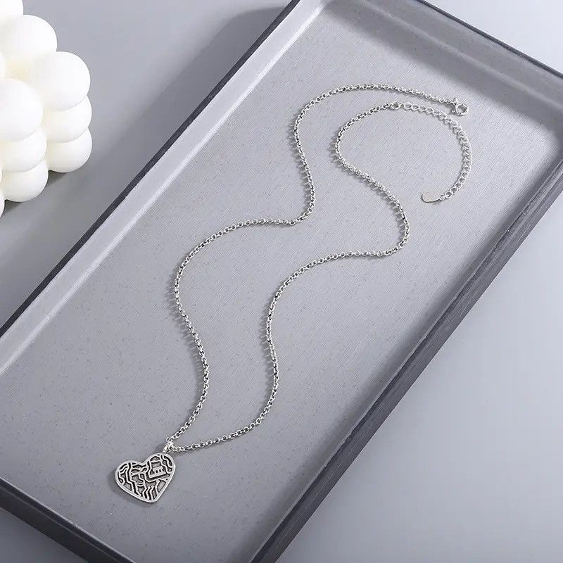 Jewelry Love Heart Pendants Necklaces Size ONE SIZE - 3 Thumbnail