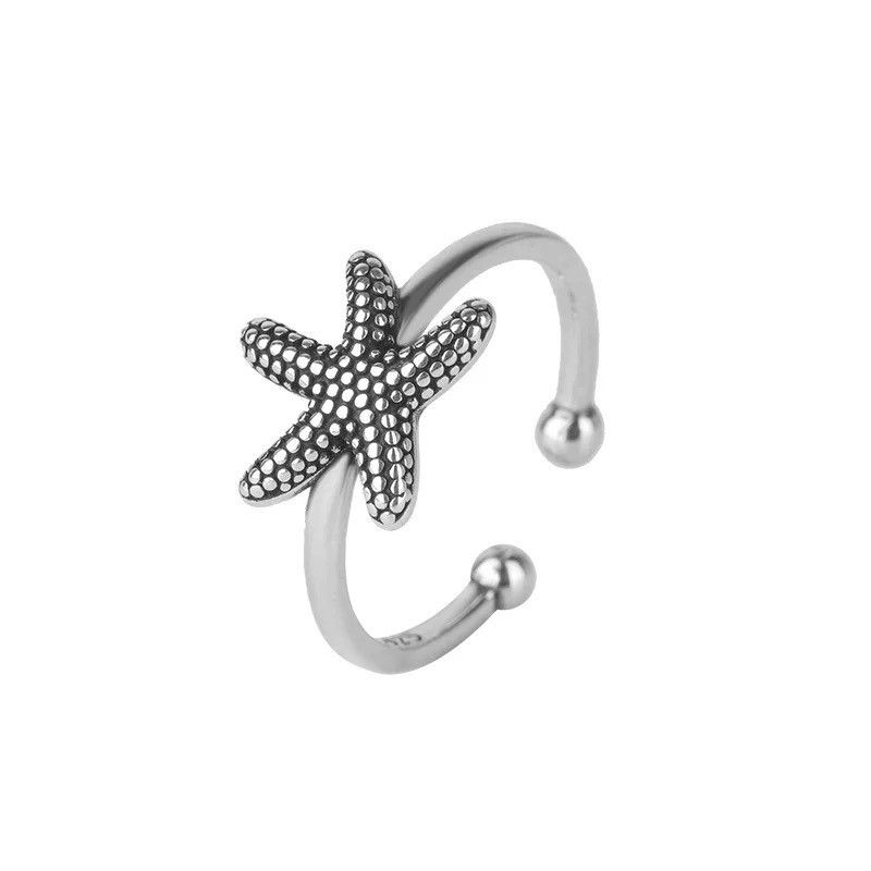 Japanese Brand × Jewelry × Vintage Creative Retro Starfish Ring Size ONE SIZE - 1 Thumbnail