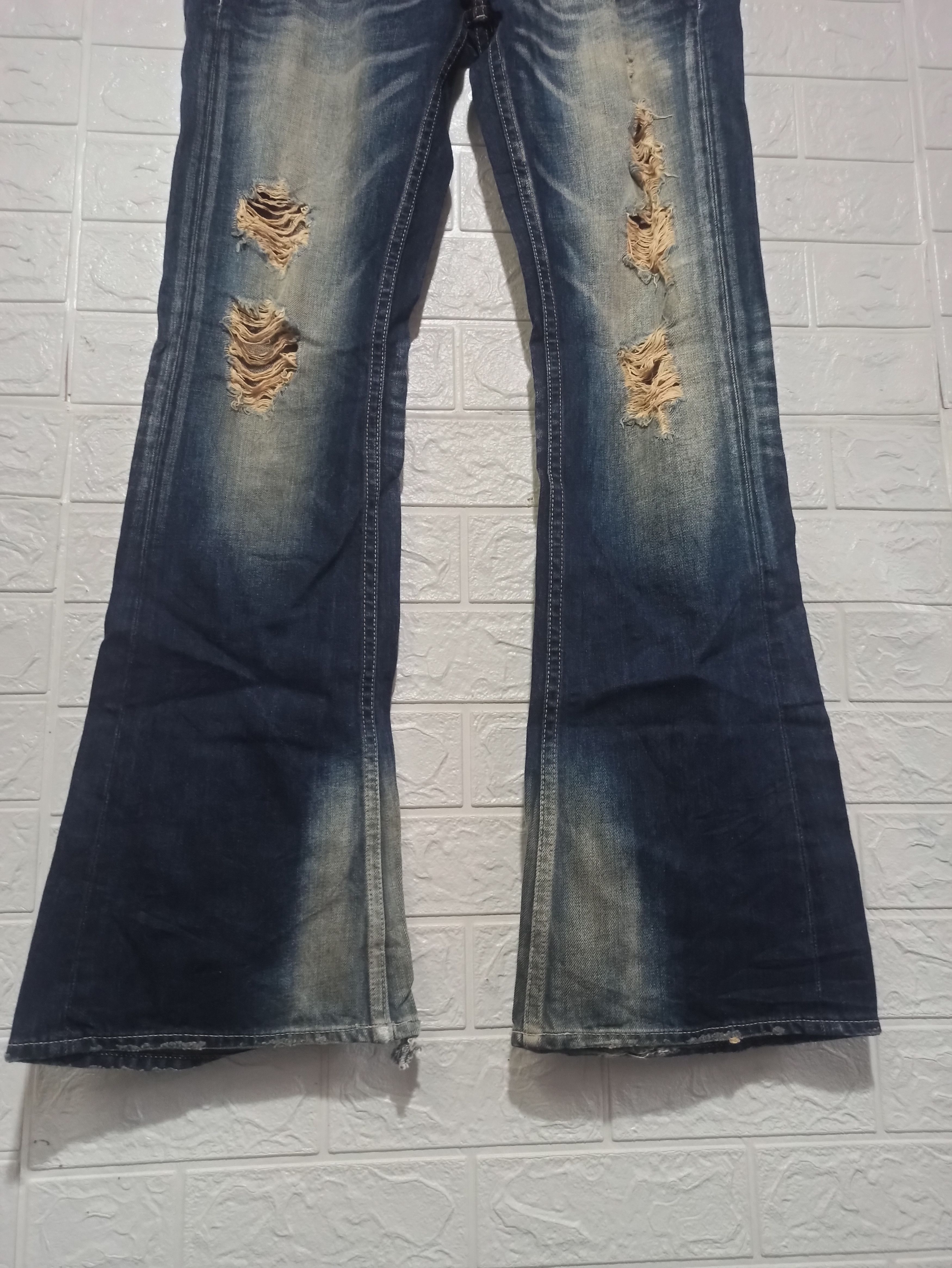Japanese Brand 🔥OFFER YOUR PRICE🔥Vintage Vanquish Flared jeans Size 34" / US 12 / IT 48 - 8 Thumbnail