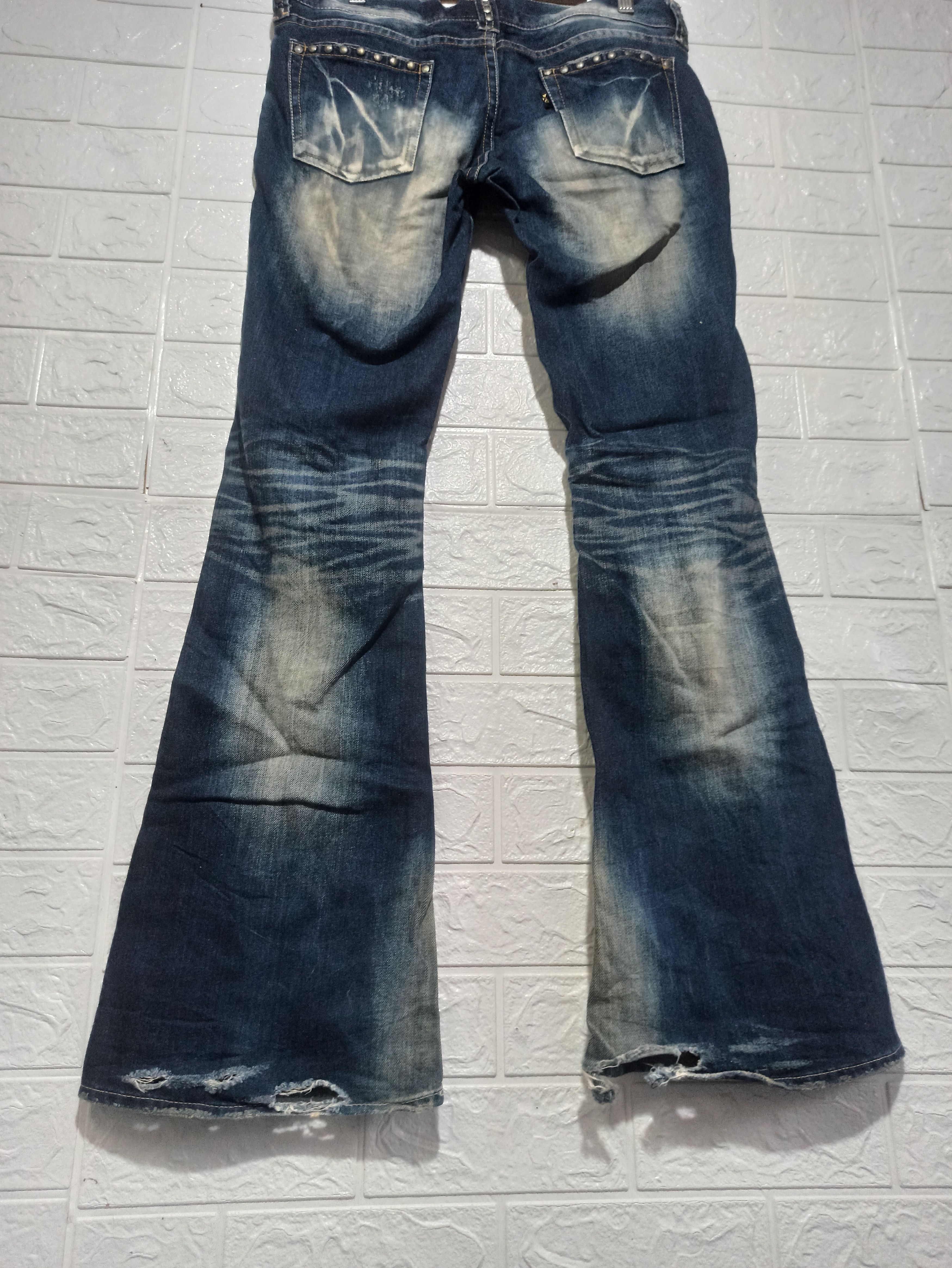 Japanese Brand 🔥OFFER YOUR PRICE🔥Vintage Vanquish Flared jeans Size 34" / US 12 / IT 48 - 11 Thumbnail