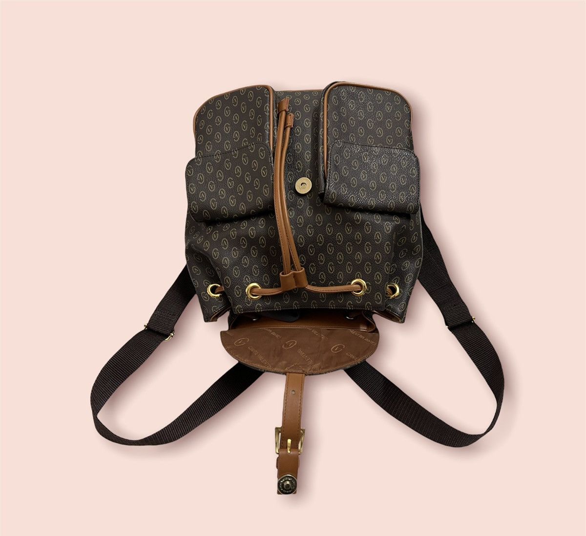 Designer VALENTINO GIANNI MONOGRAM MINI BACKPACK Size ONE SIZE - 9 Thumbnail